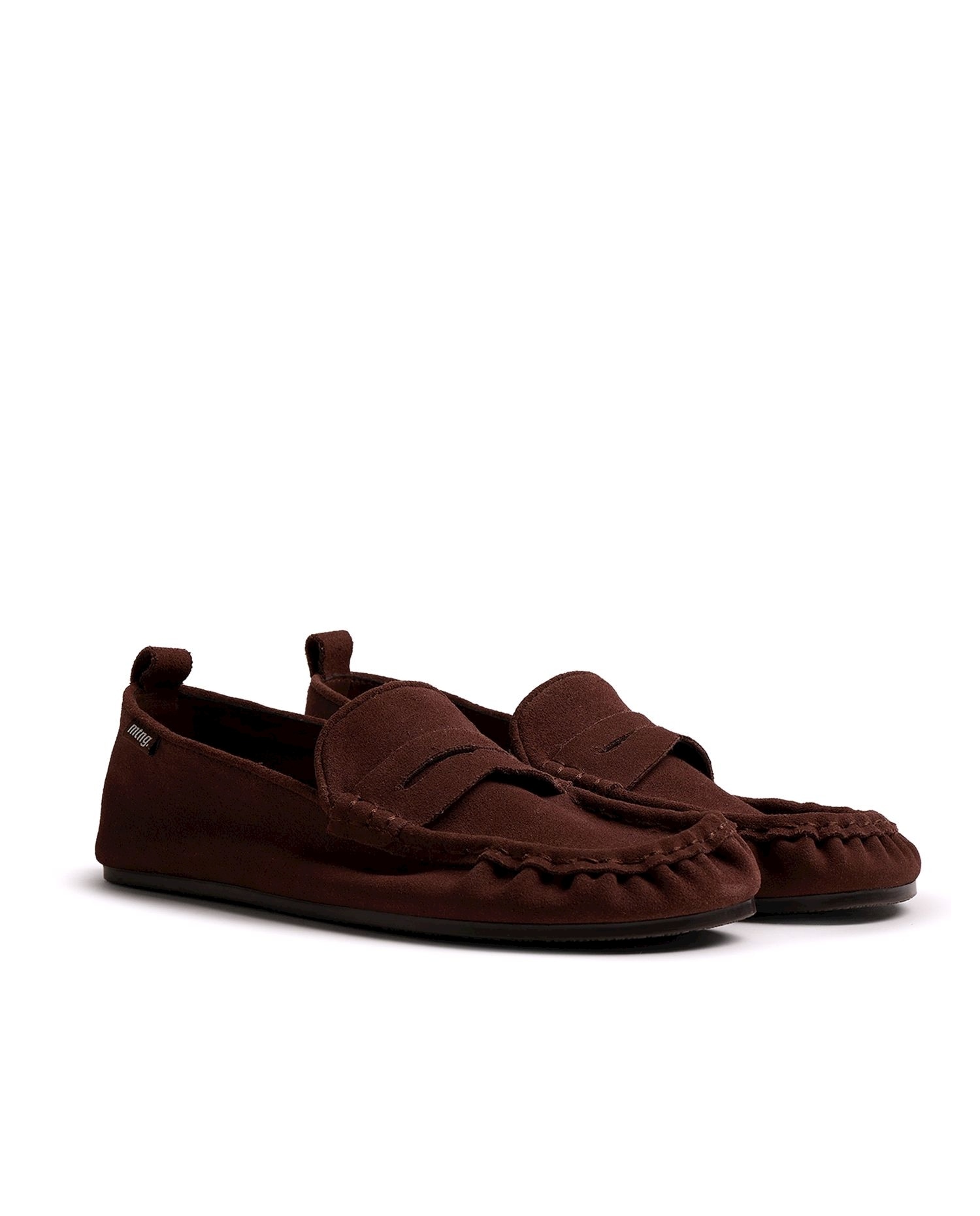 Imagen 3 de Mocasines de piel para mujer con piso barefoot - Mustang - Marrón Marrón