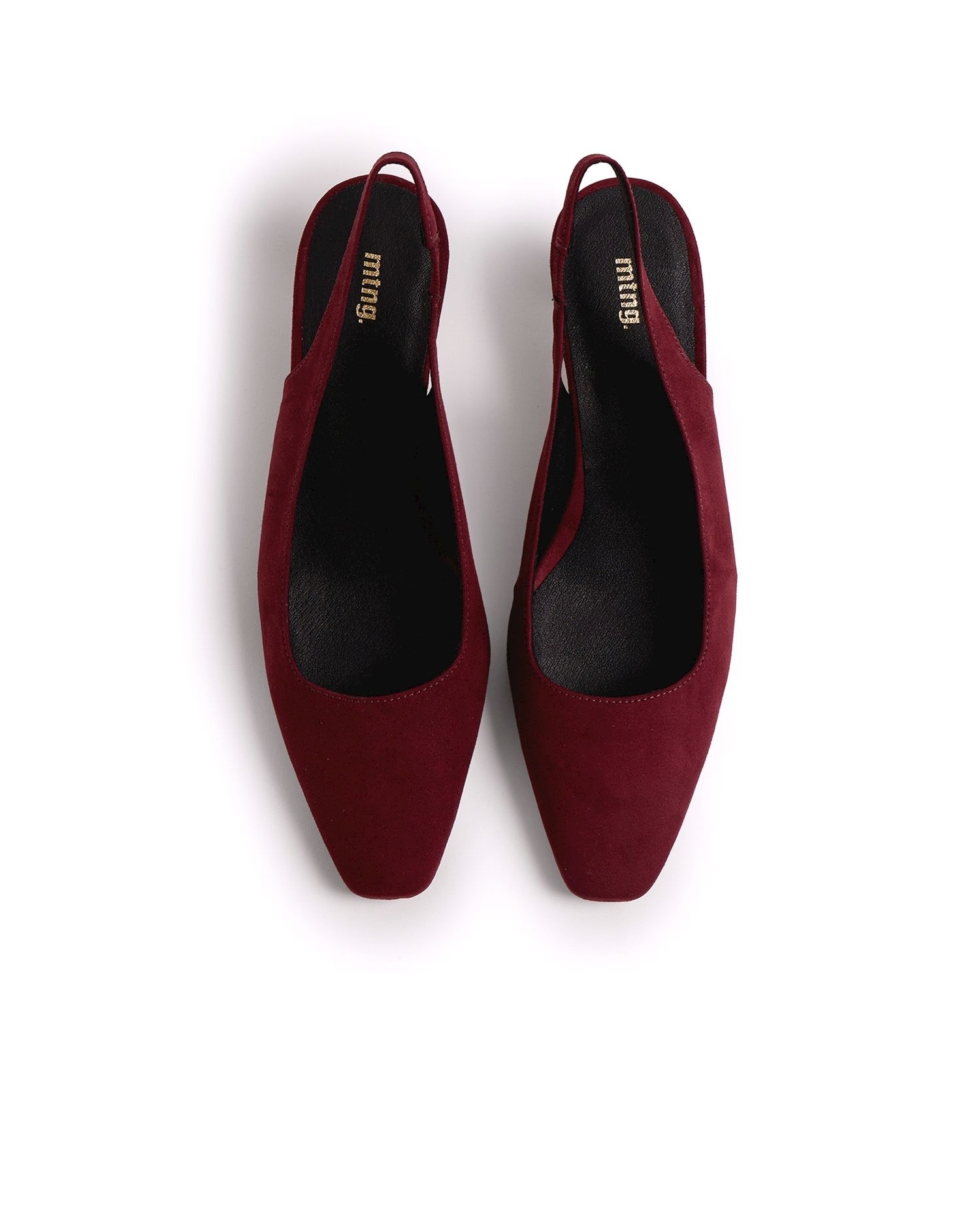 Zapatos de salón de mujer estilo destalonado - Mustang - Rojo Rojo-3