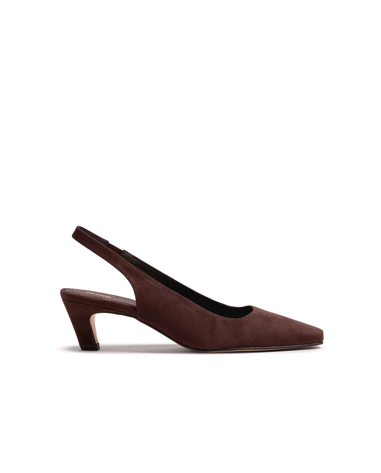 Zapatos de salón de mujer estilo destalonado - Mustang - Marrón Marrón-1