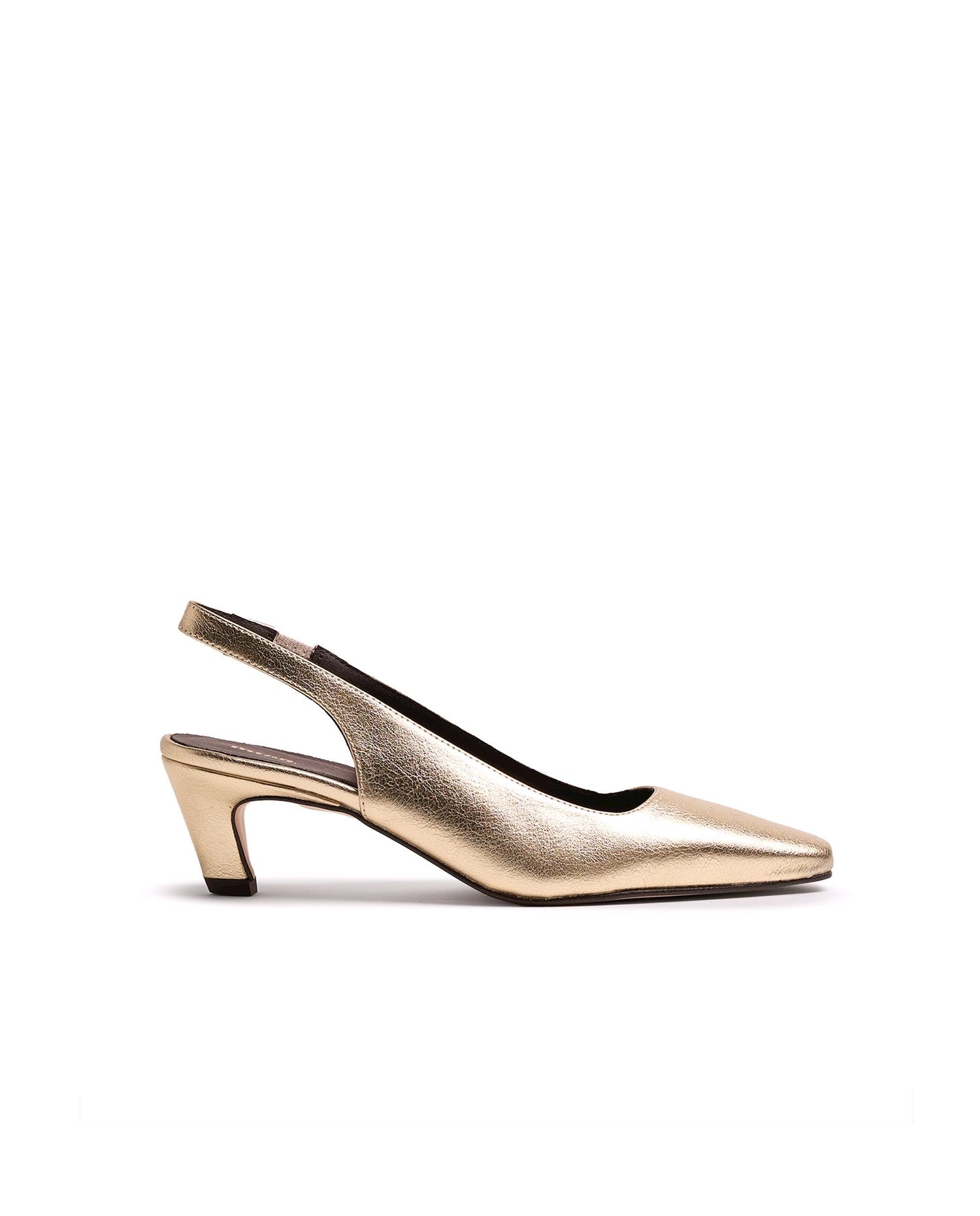 Zapatos de salón de mujer estilo destalonado - Mustang - Oro Oro-1