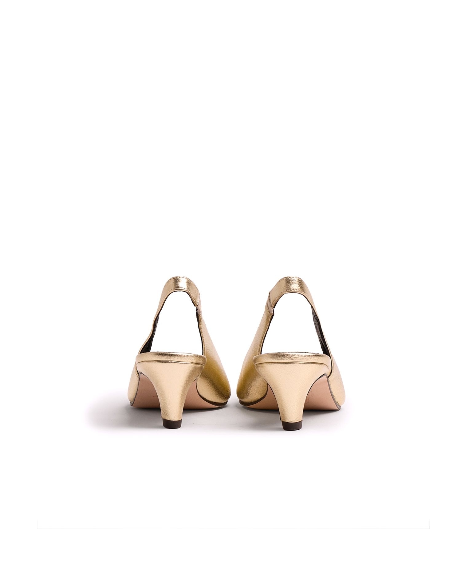 Zapatos de salón de mujer estilo destalonado - Mustang - Oro Oro-2