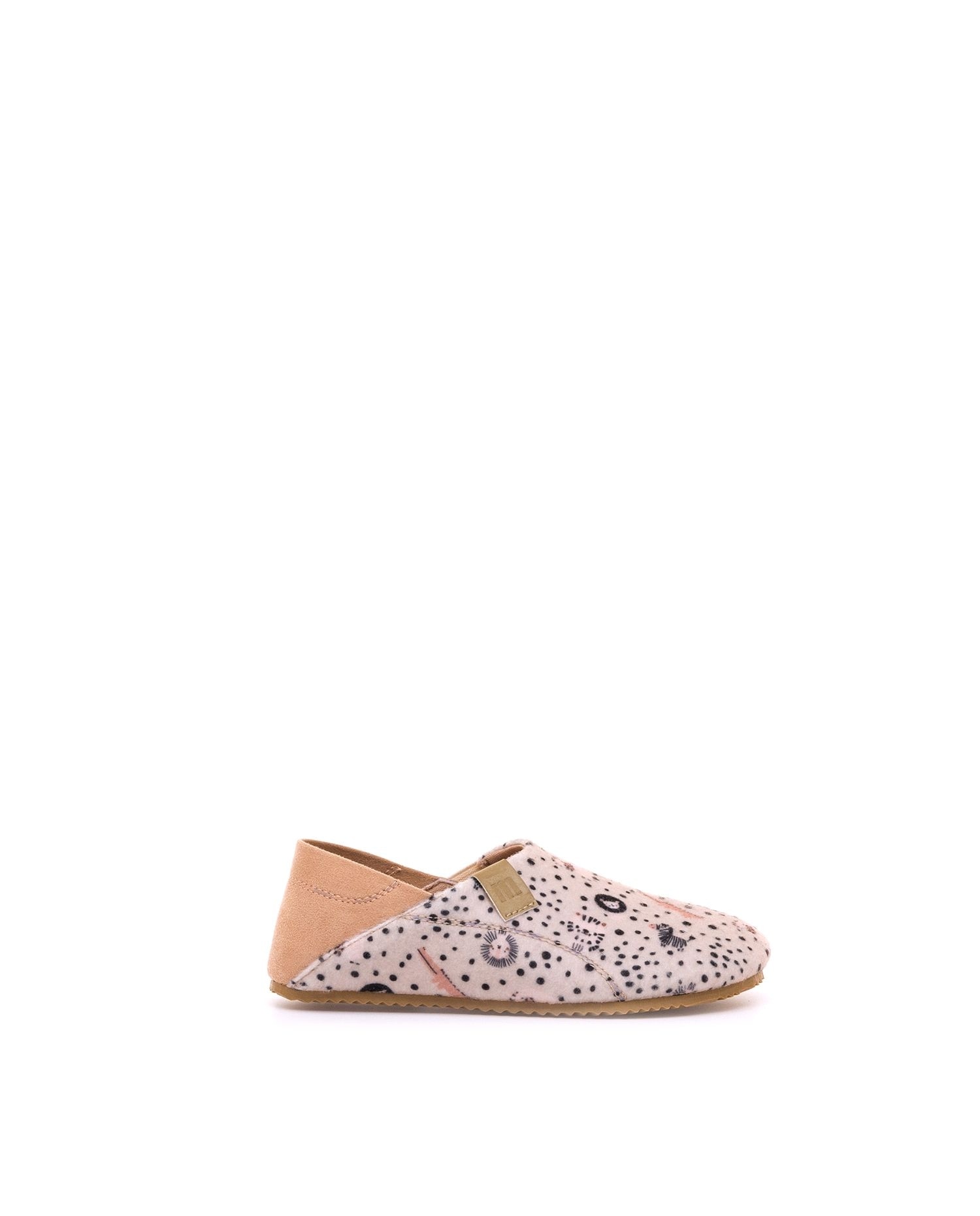 Imagen 1 de Zapatillas de casa para niños en piso barefoot - Mustang - Negro mate Negro mate