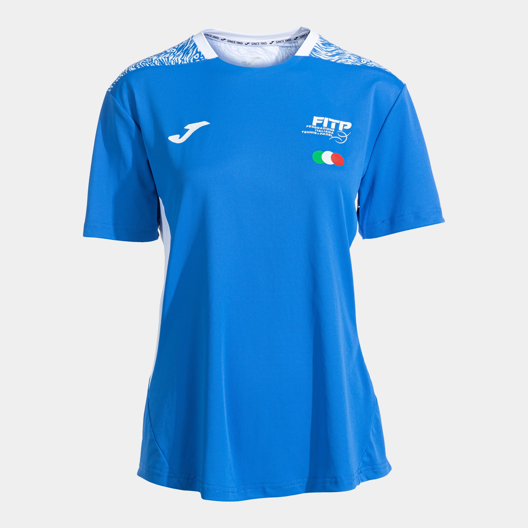 Camiseta manga corta tenis de mujer Fed. Italia Tenis Y Padel Joma - Azul royal Azul royal-1