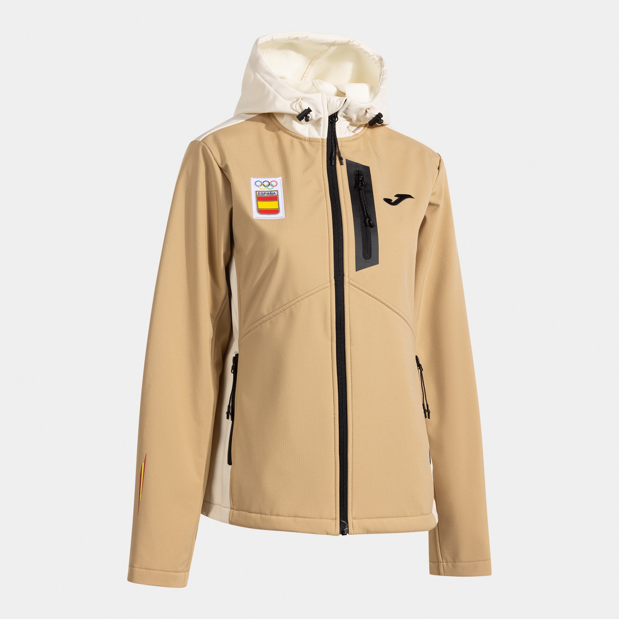 Soft shell de mujer Comite Olimpico Español Joma - Beige Beige-2