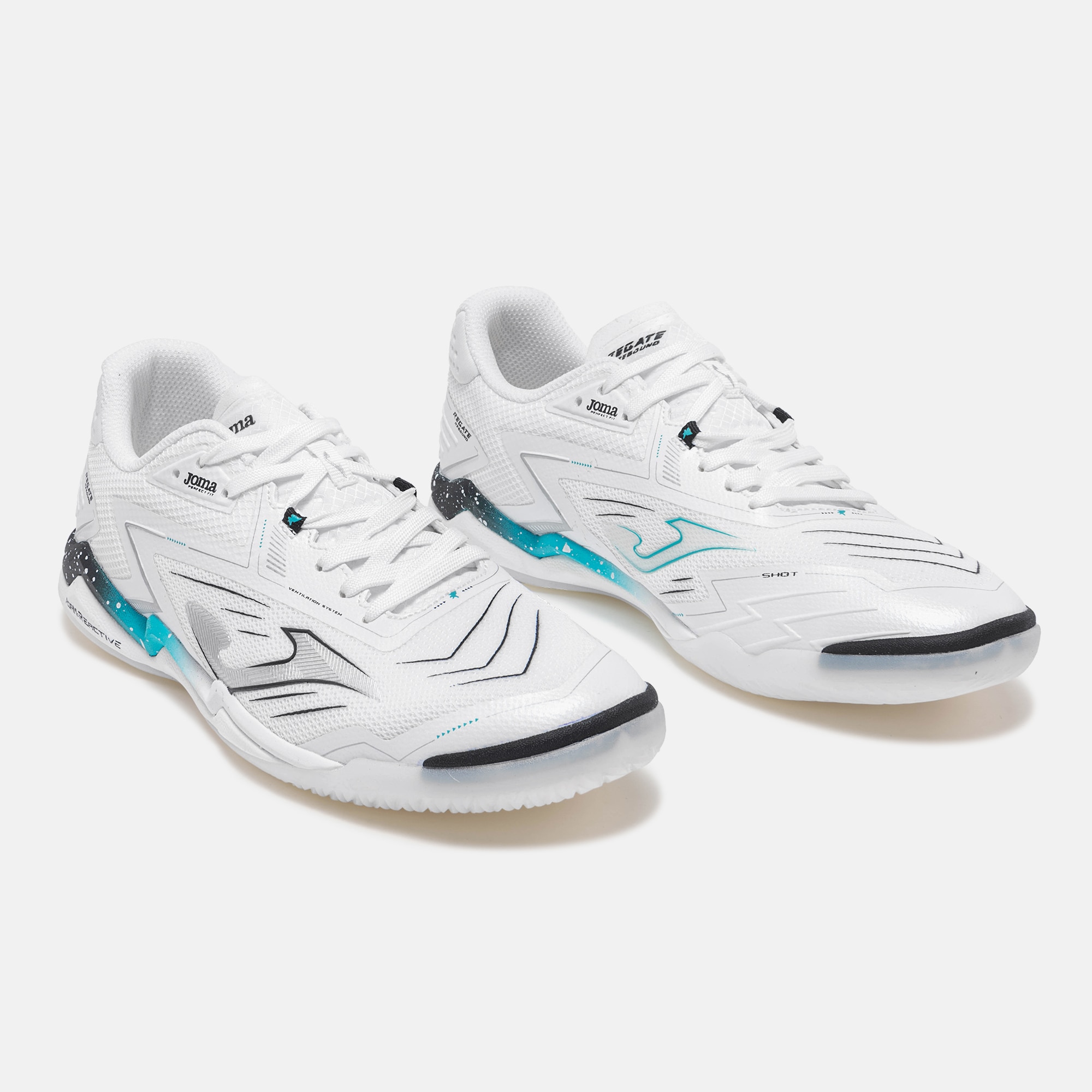 Zapatillas fútbol unisex Regate rebound 26 Joma - Blanco Blanco-2