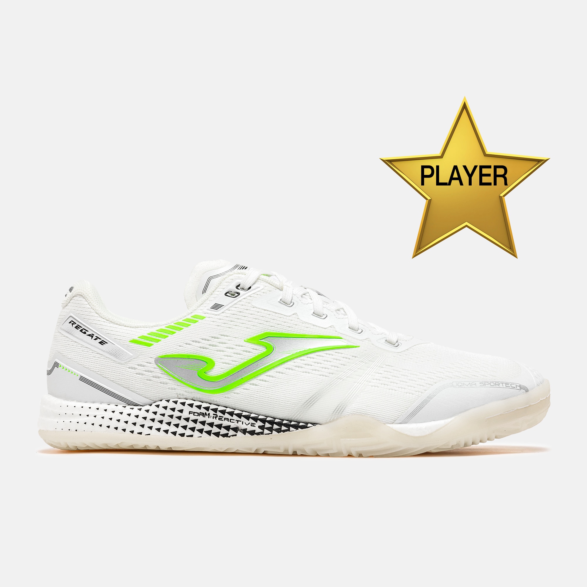 Imagen 1 de Zapatillas fútbol unisex Regate ultralight 26 Joma - Blanco Blanco