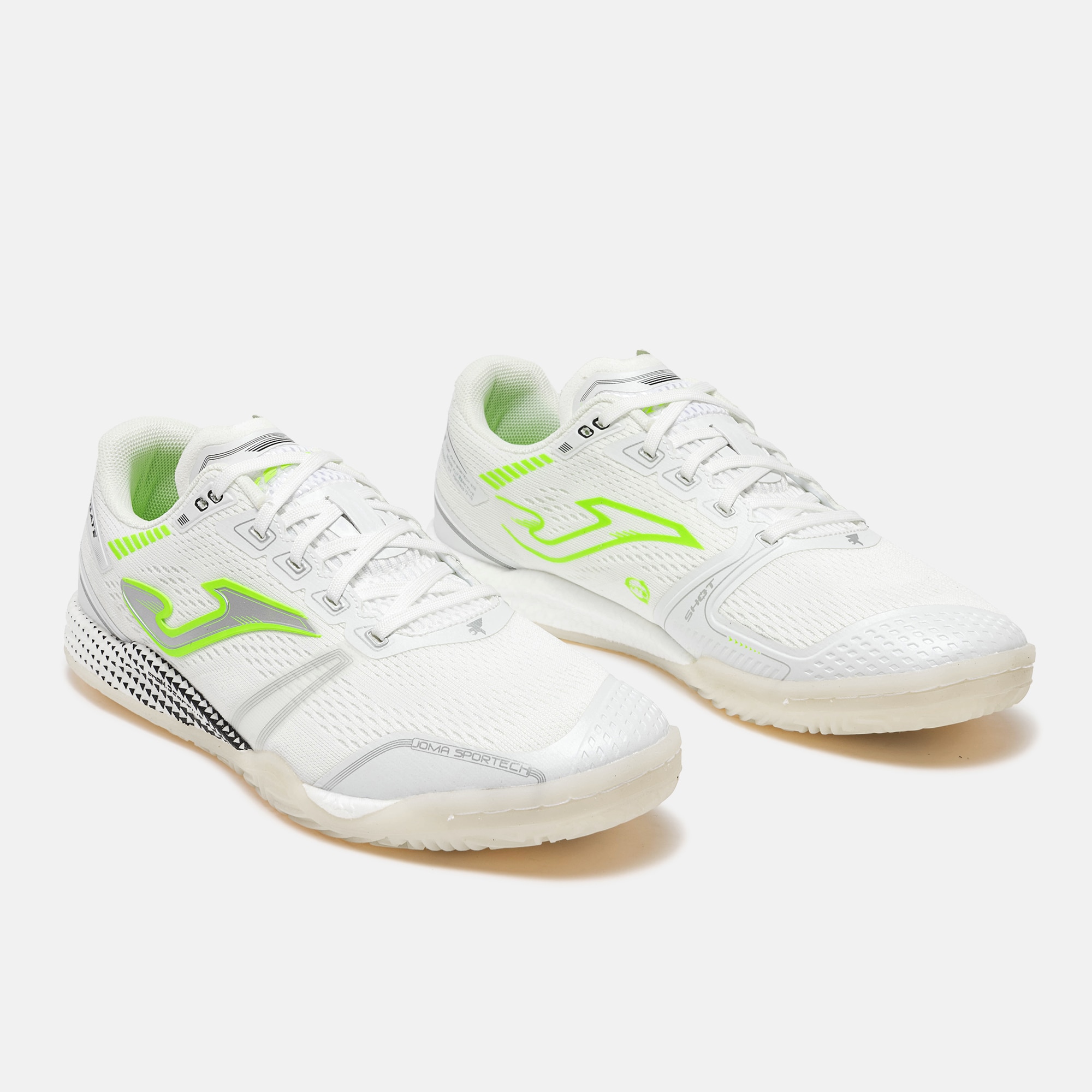 Imagen 2 de Zapatillas fútbol unisex Regate ultralight 26 Joma - Blanco Blanco
