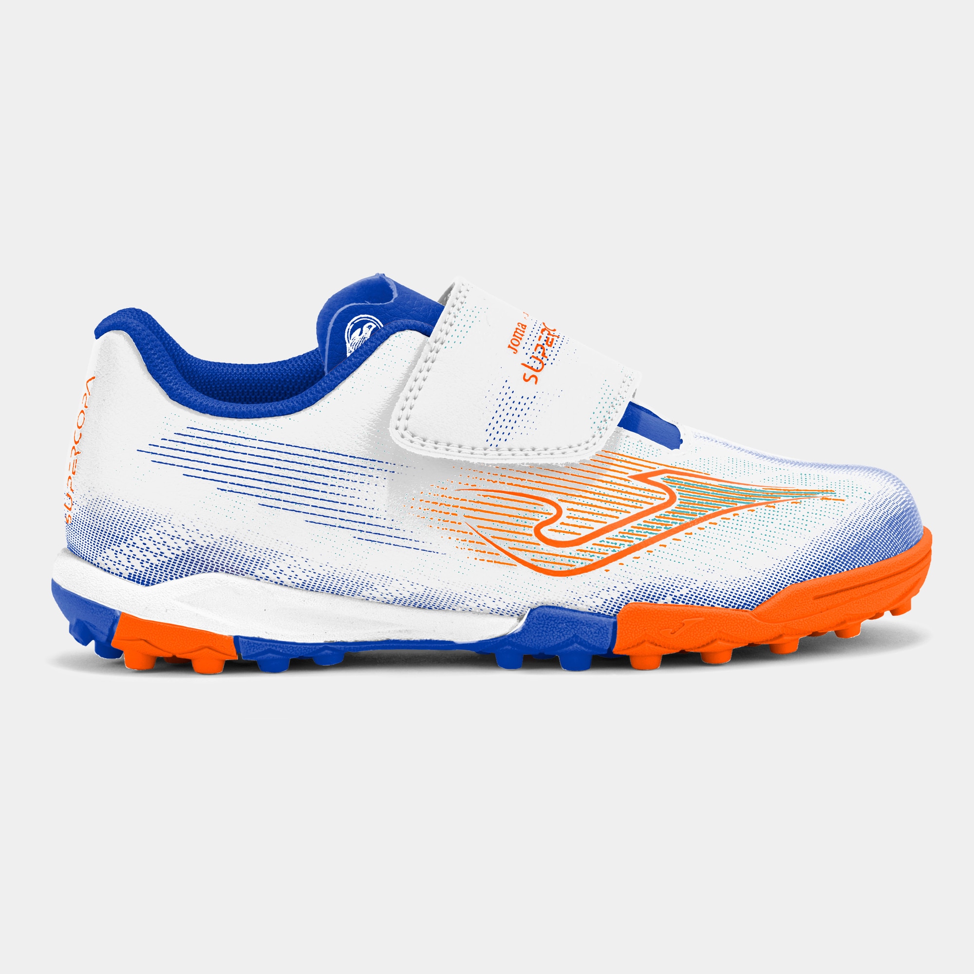 Imagen 0 de Botas fútbol fútbol de niños Supercopa jr 26 Joma Blanco