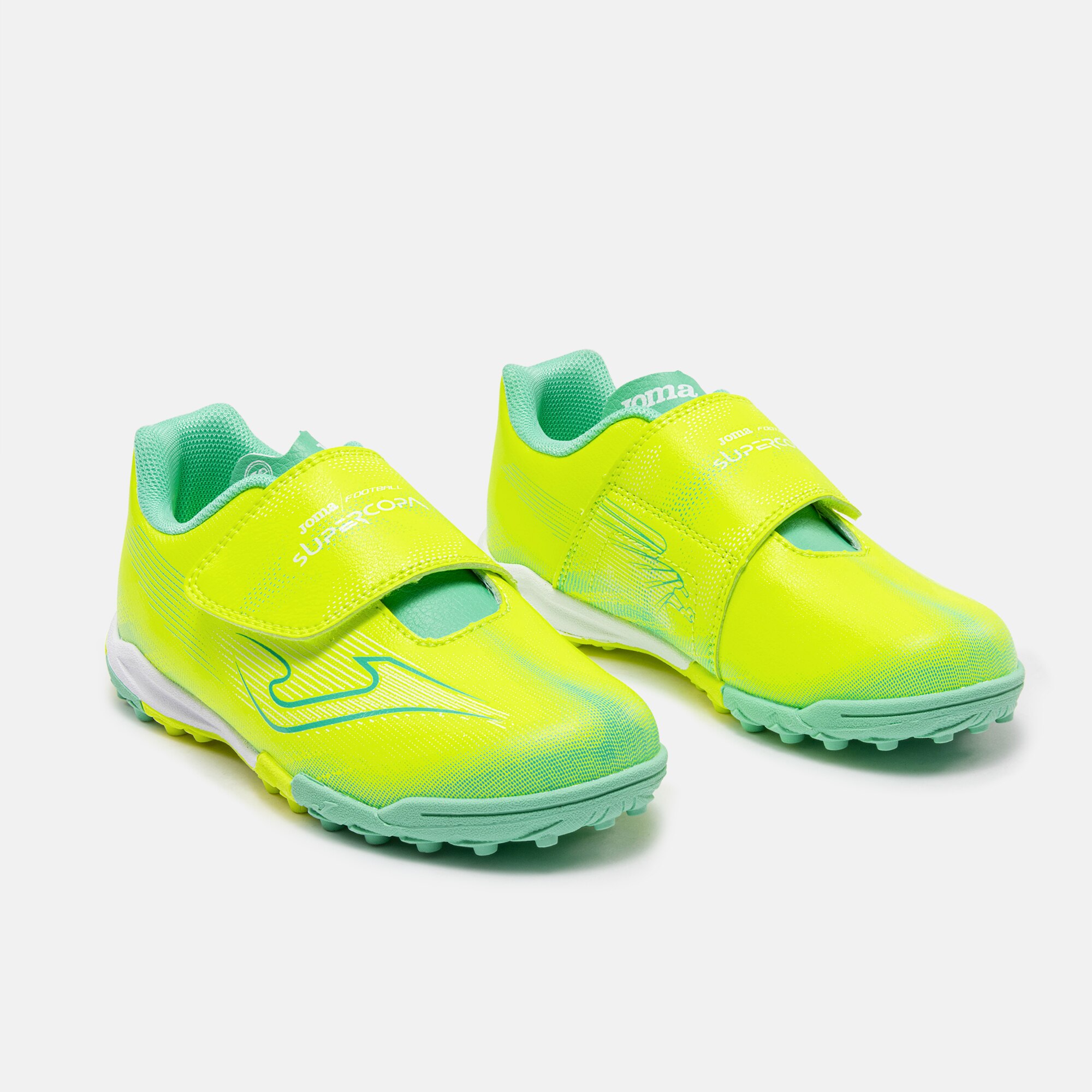 Botas fútbol fútbol de niños Supercopa jr 26 Joma - Amarillo Flúor Amarillo Flúor-2