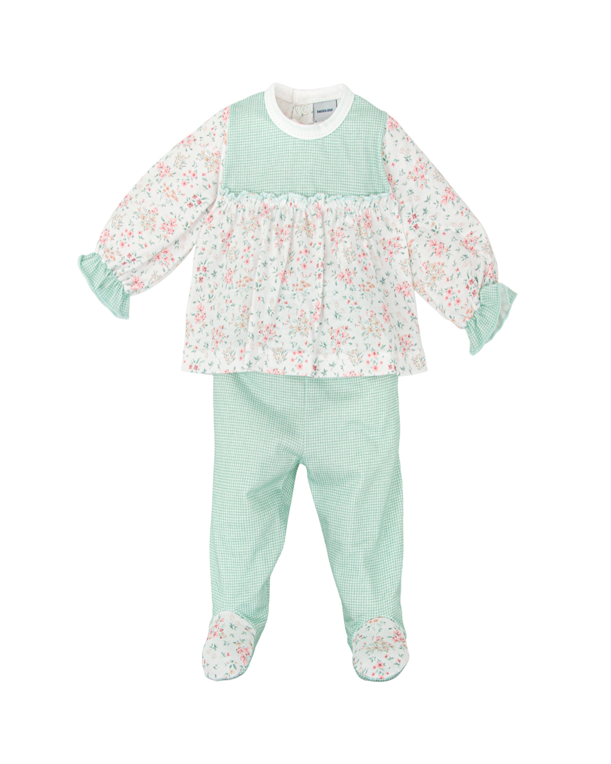 Imagen 0 de Conjunto de bebé polaina cuello redondo dulzura