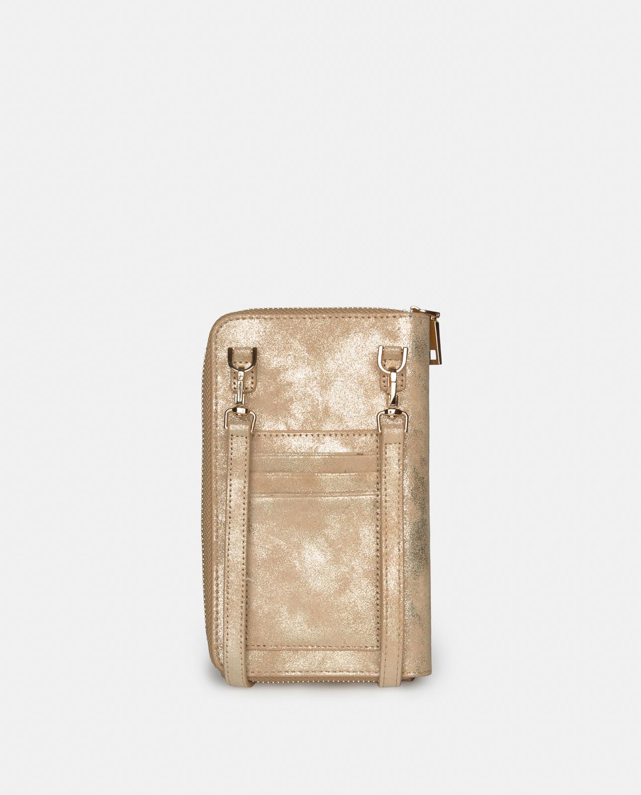 Bolso pequeño de mujer de piel con tachuelas y flecos - Alma en Pena - Topo Topo-3