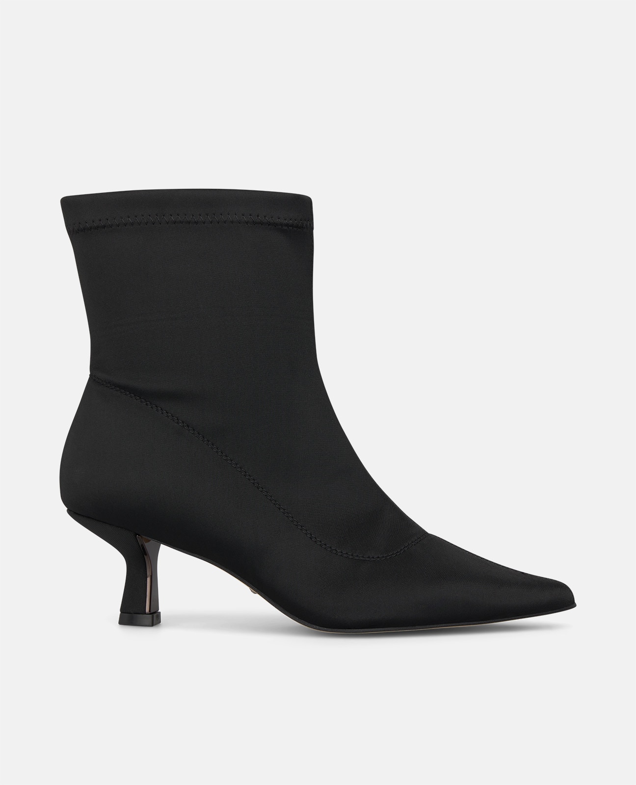 Botines básicos de mujer con cierre de cremallera y tacón mini - Alma en Pena - Negro Negro-1