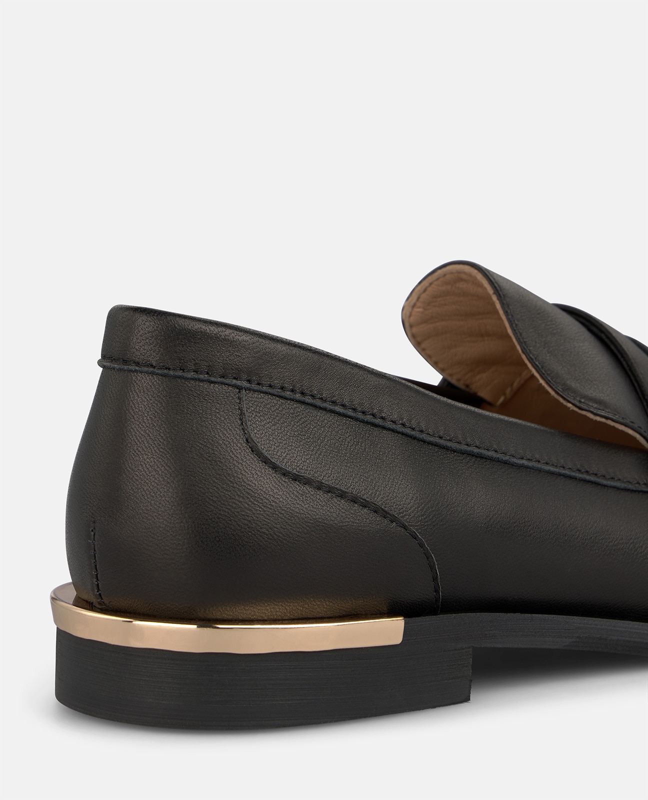 Mocasín plano de mujer en napa con antifaz - Negro Negro-4