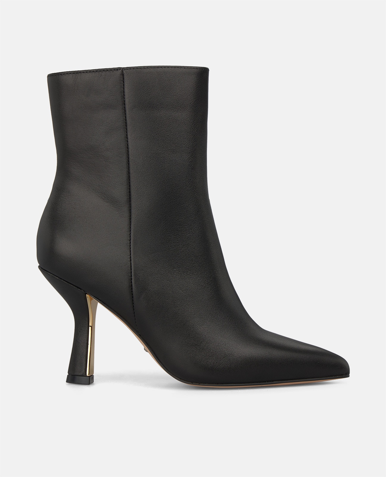 Botines básicos de mujer en napa con cierre de cremallera - Alma en Pena - Negro Negro-1