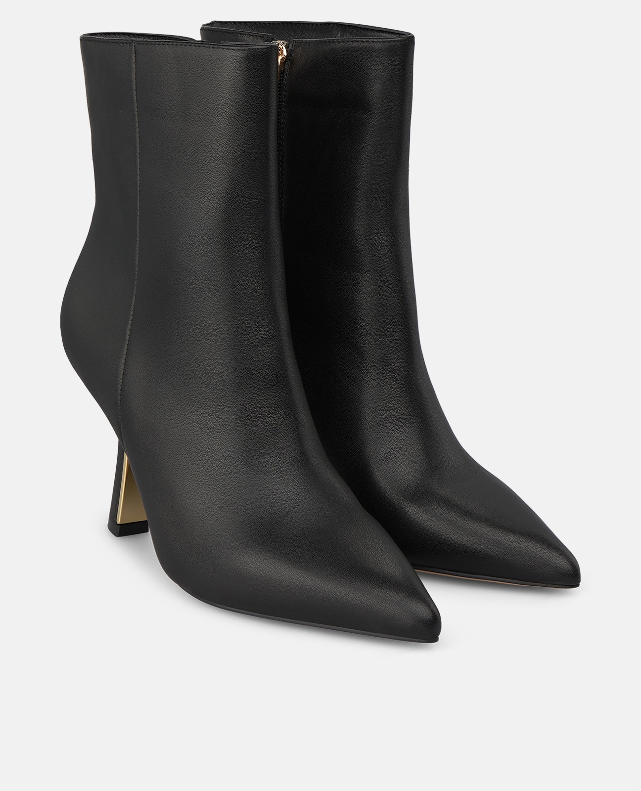 Botines básicos de mujer en napa con cierre de cremallera - Alma en Pena - Negro Negro-2