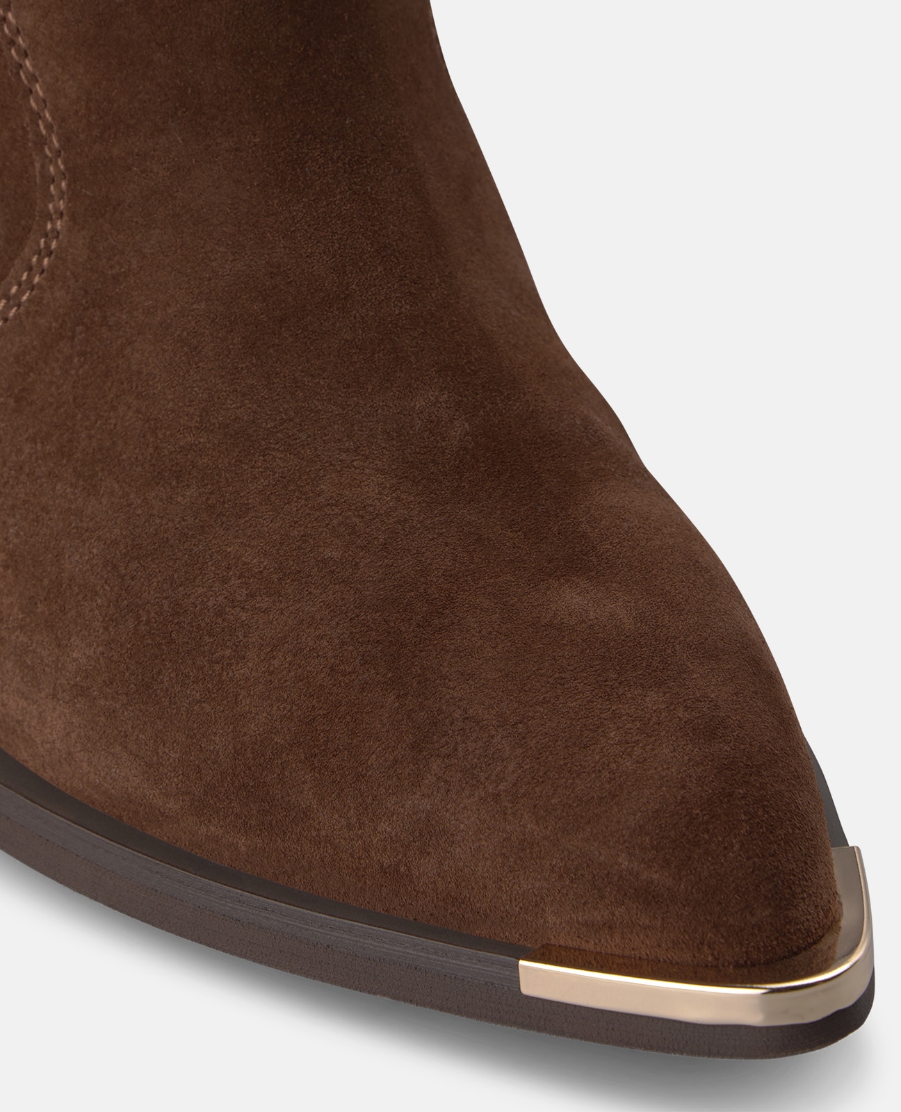 Botines cowboy de mujer en ante con tiradores - Alma en Pena - Camel Camel-4