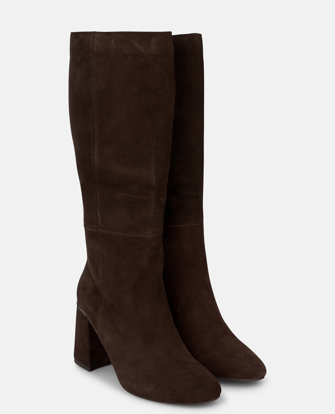 Botas básicas de mujer en ante con puntera redonda - Alma en Pena - Marrón Marrón-3