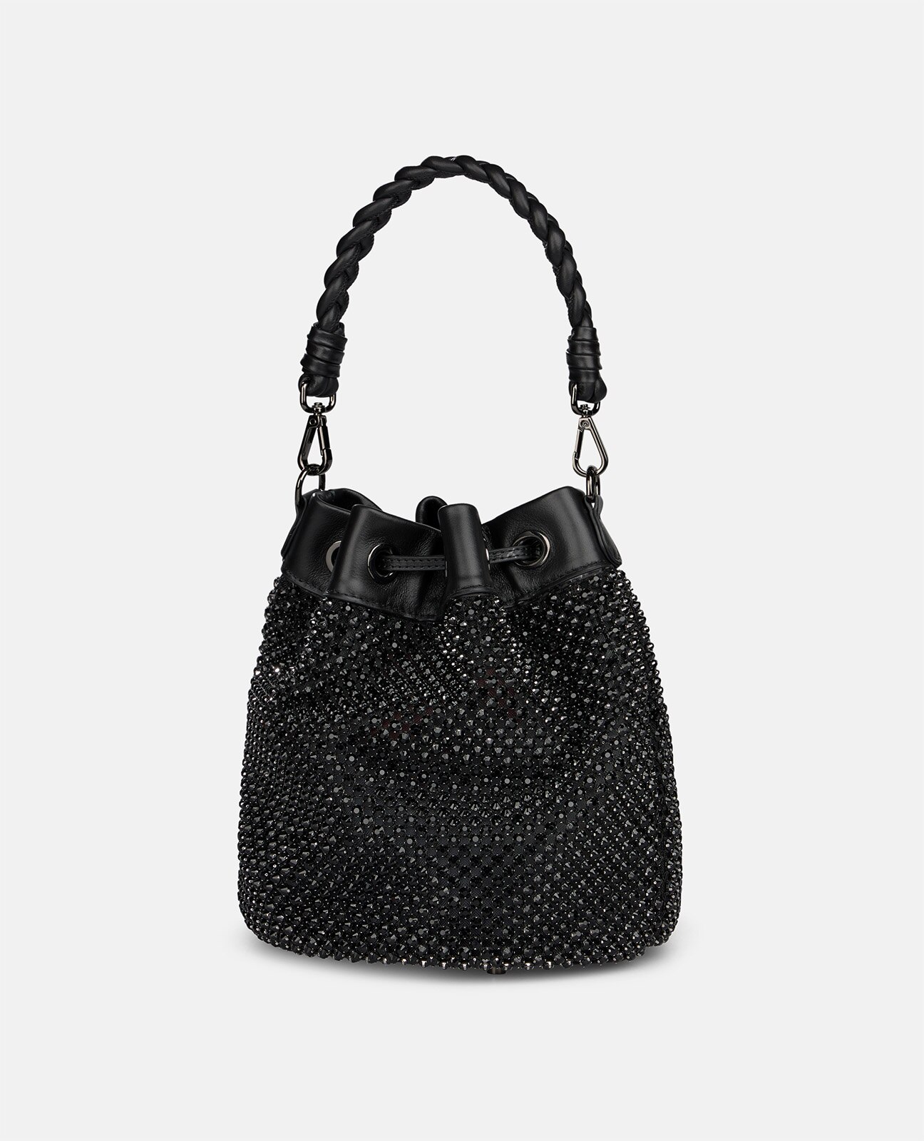 Bolso bombonera con bandolera desmontable - Alma en Pena - Negro Negro-5