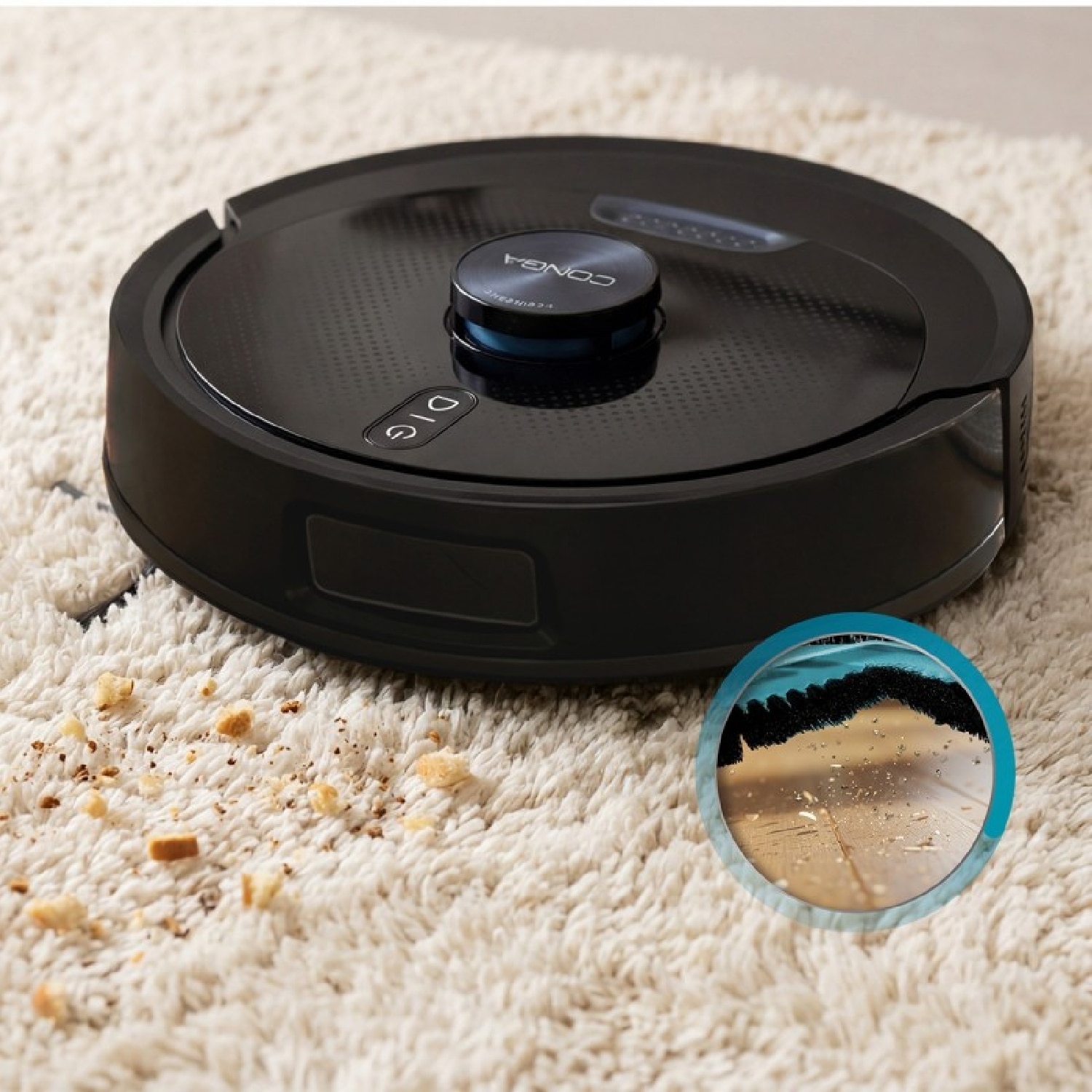 Robot aspirador Cecotec Conga M60 Dark - Negro Negro-4