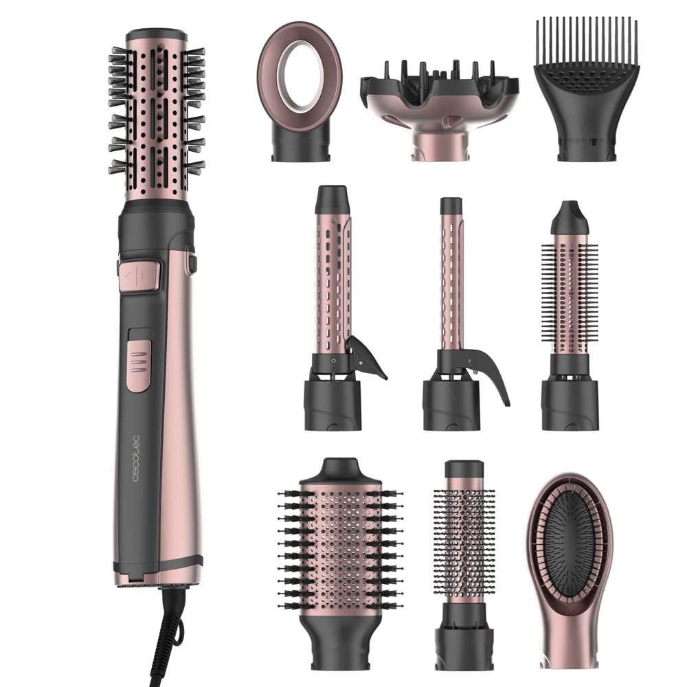 Cepillo Moldeador Cecotec CeramicCare 10in1 AirBrush Gyro - Negro Negro-6