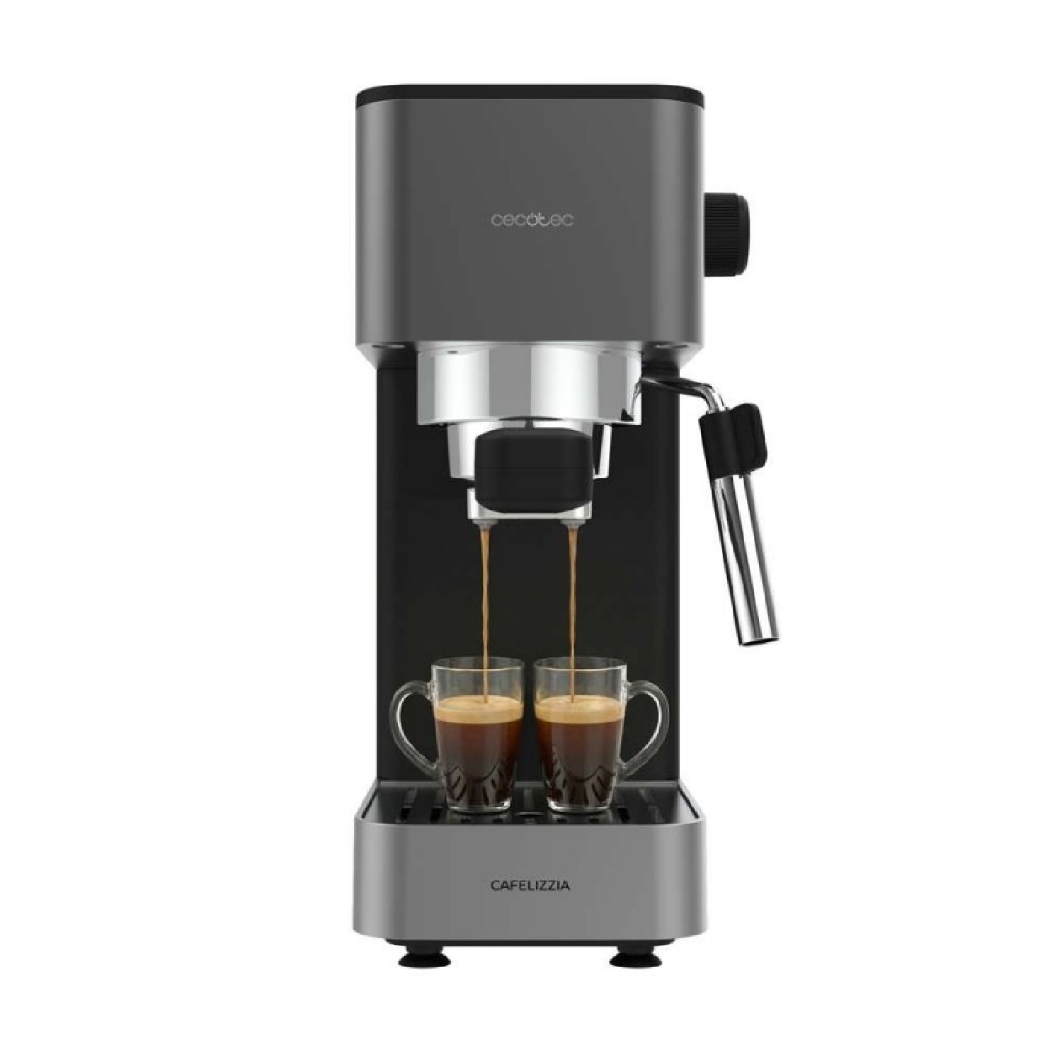 Cecotec - Cafetera express Cecotec Cafelizzia 690 Grey.