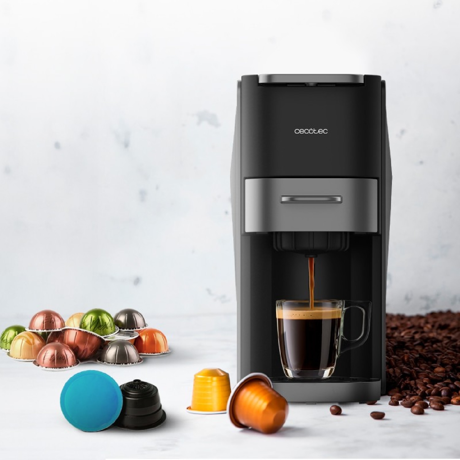 Cafetera express Cecotec FreeStyle Compact Dark Roast - Negro Negro-6