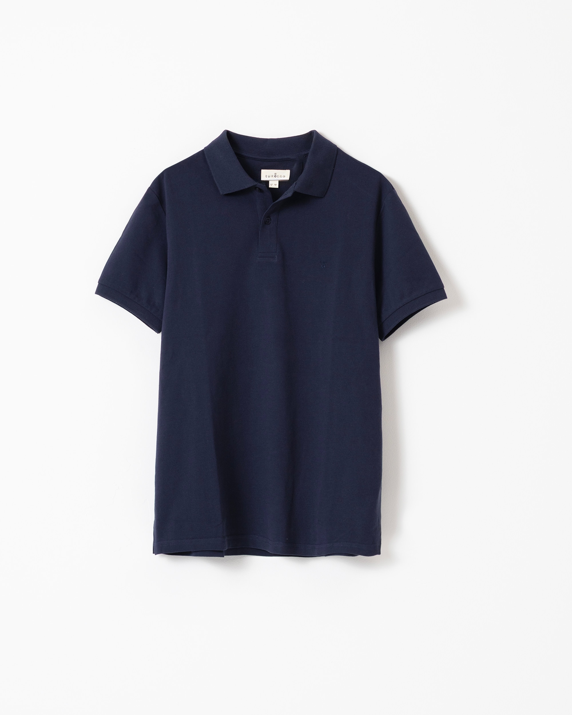Polo básico piqué de hombre algodón slim fit - PuroEgo - Azul marino Azul marino-5