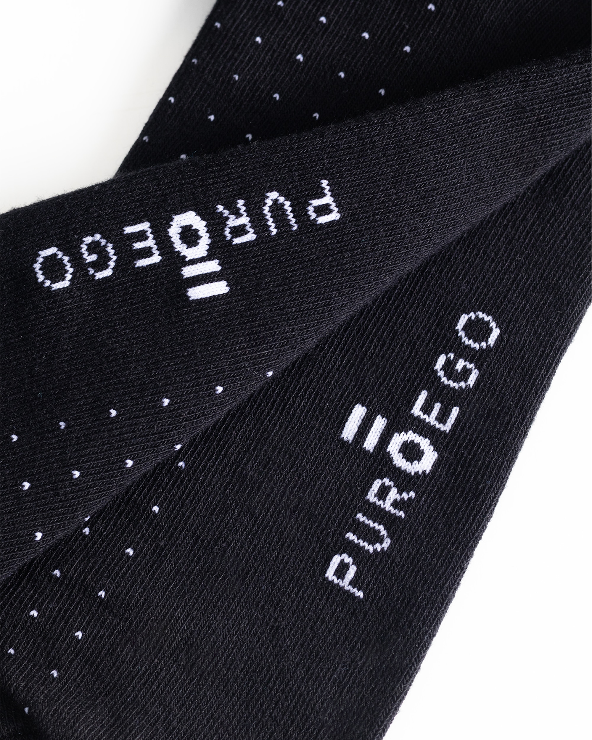 Calcetín puntos - PuroEgo - Negro Negro-2