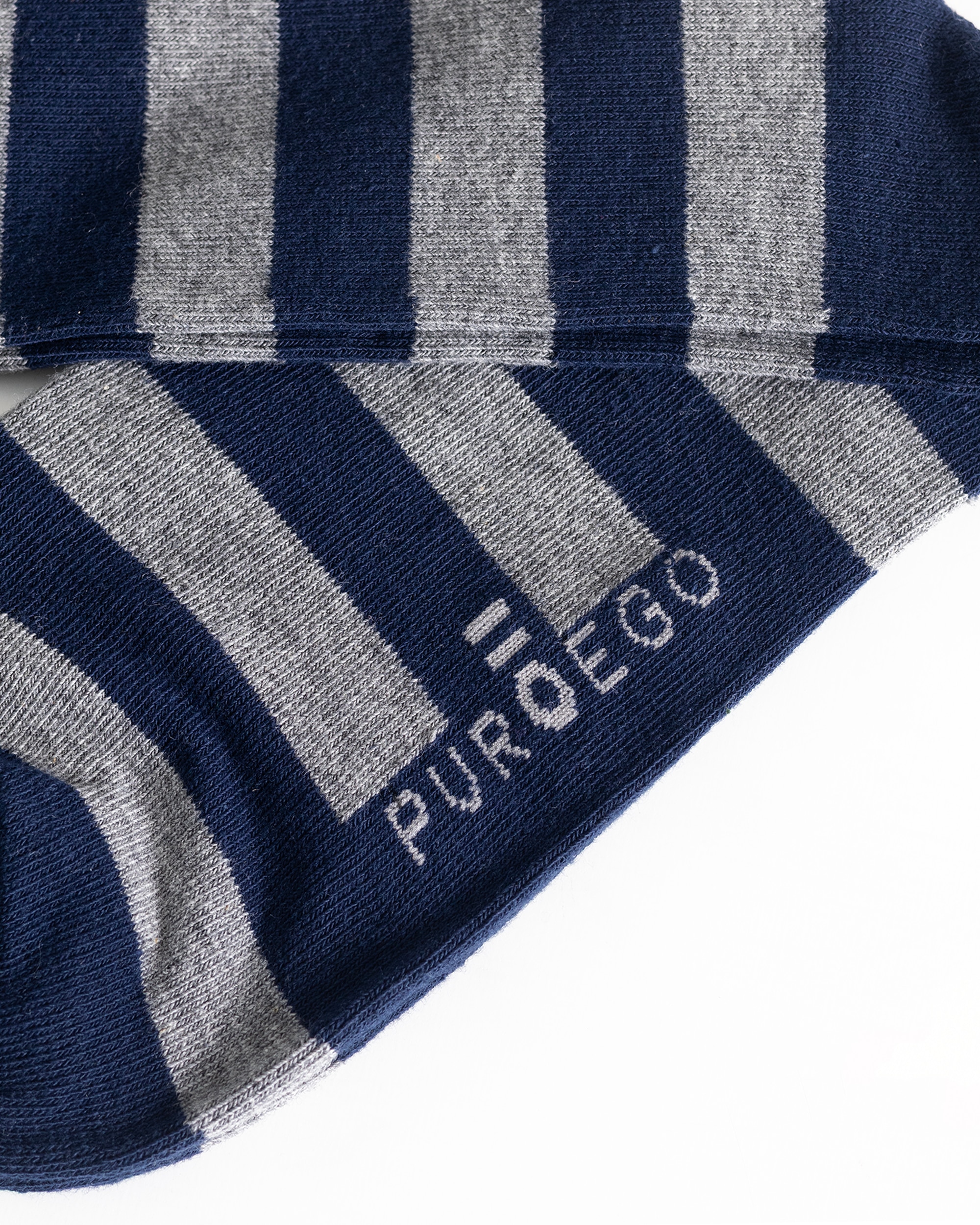 Calcetín rayas y gris - PuroEgo - Azul Azul-3