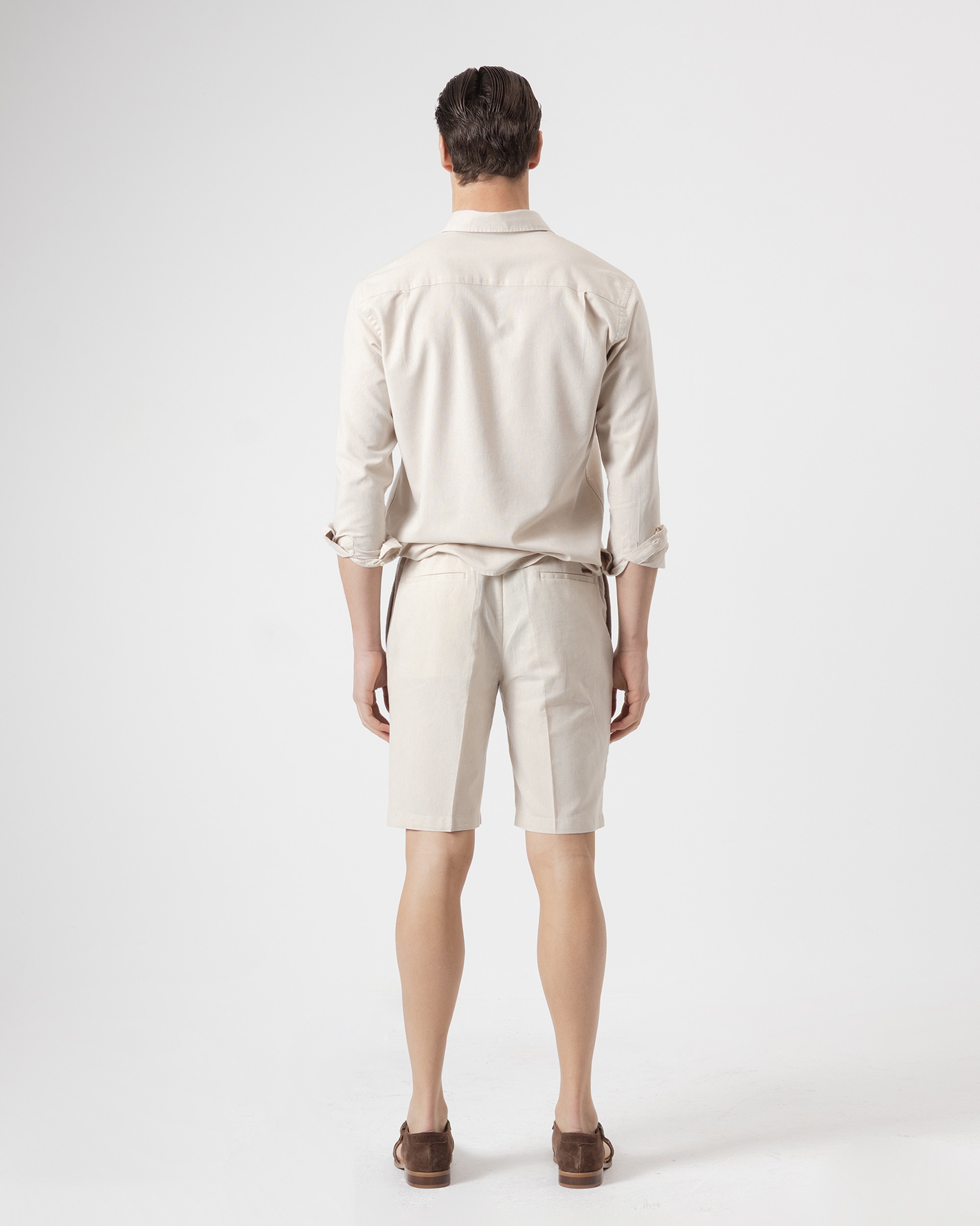 Bermuda set de hombre - PuroEgo - Marrón claro Marrón claro-4