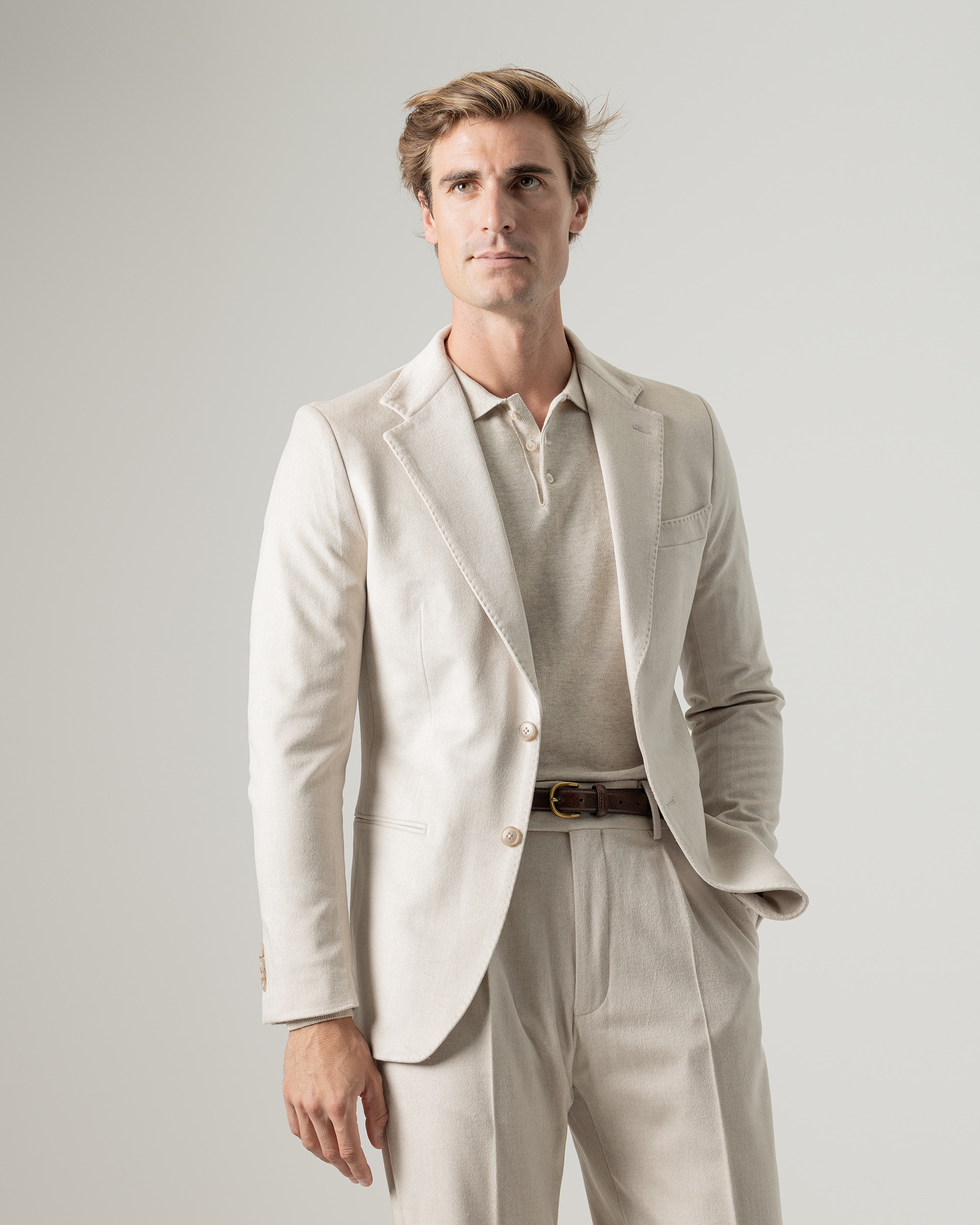 Americana soft de hombre slim fit - PuroEgo - Arena Arena-3