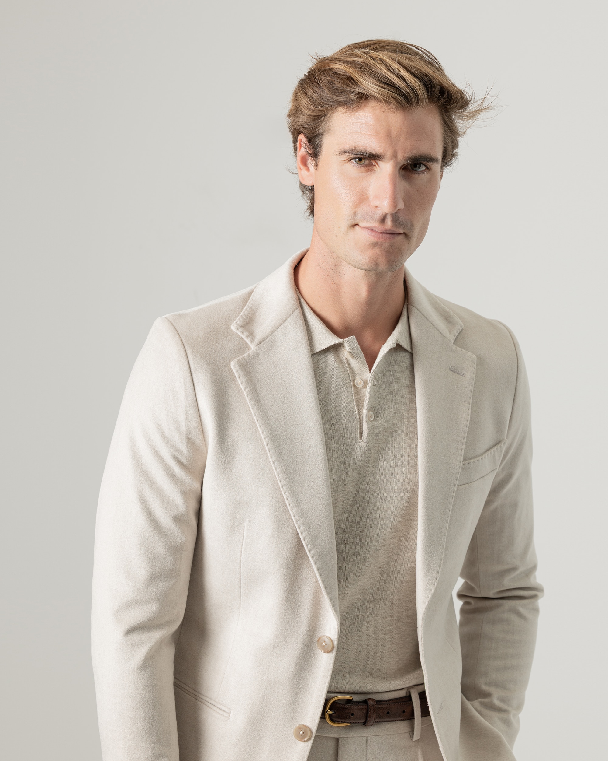 Americana soft de hombre slim fit - PuroEgo - Arena Arena-4