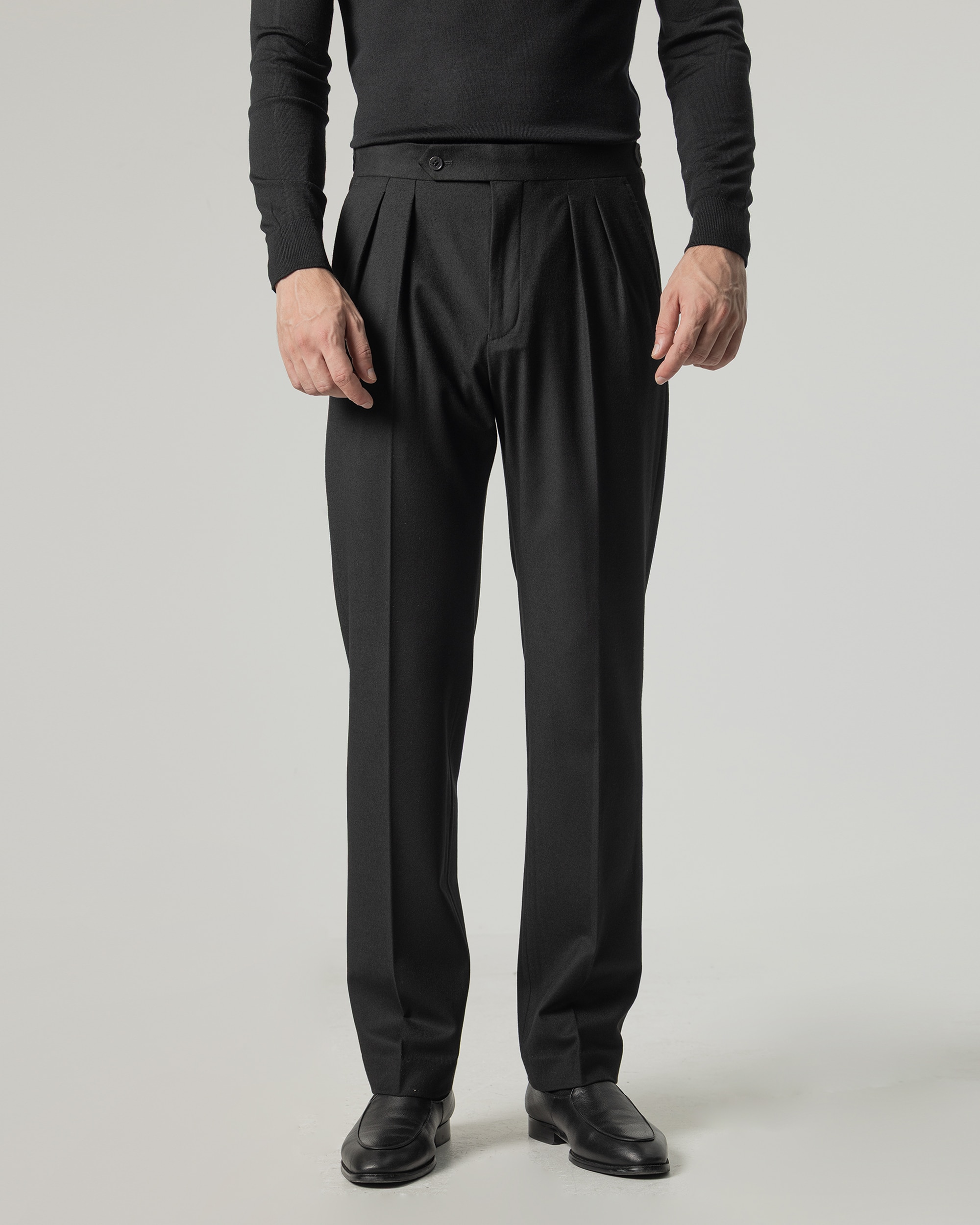 Pantalón soft de hombre relaxed fit - PuroEgo - Negro Negro-4