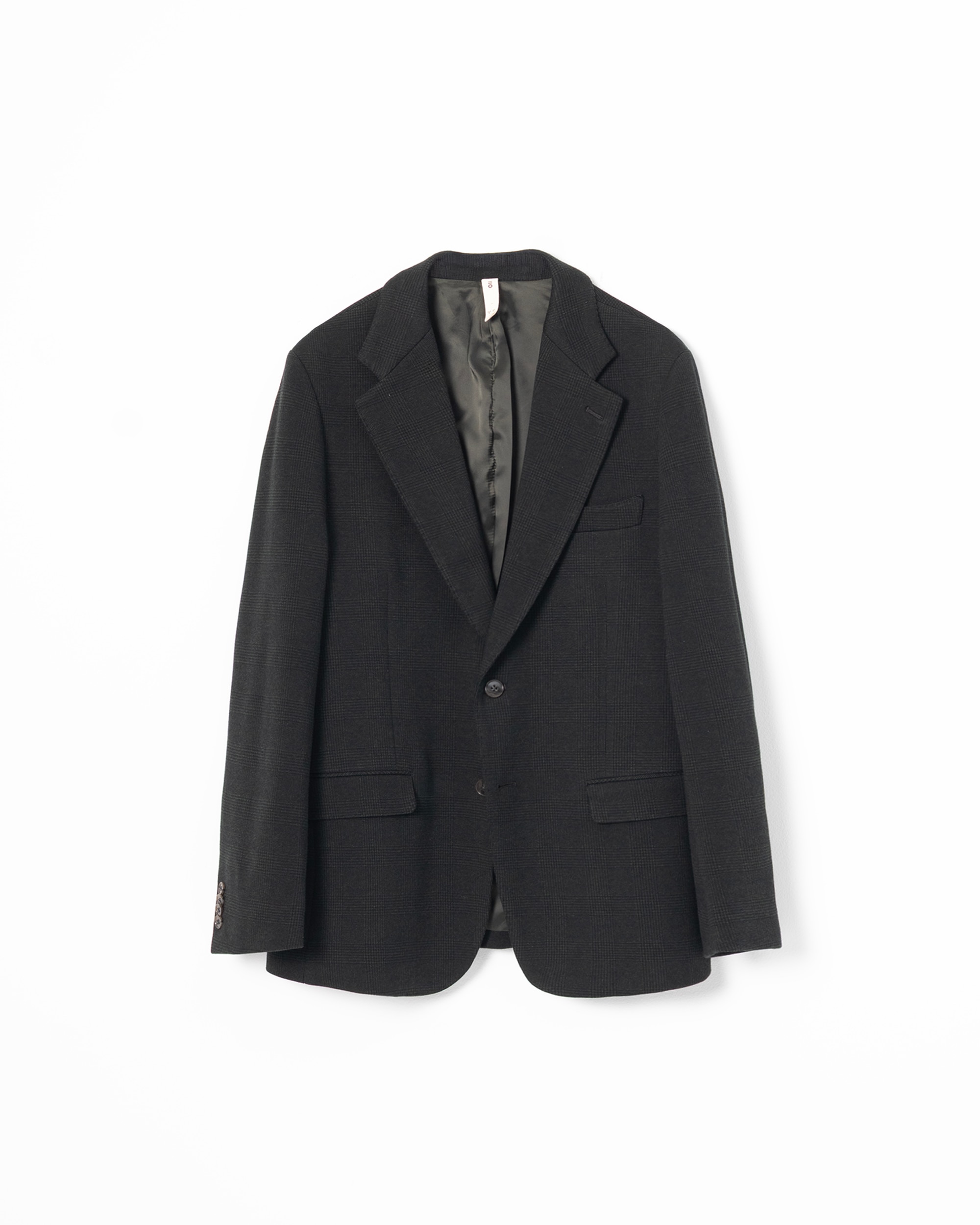 Americana cuadro galés de hombre slim fit - PuroEgo - Verde oscuro Verde oscuro-5