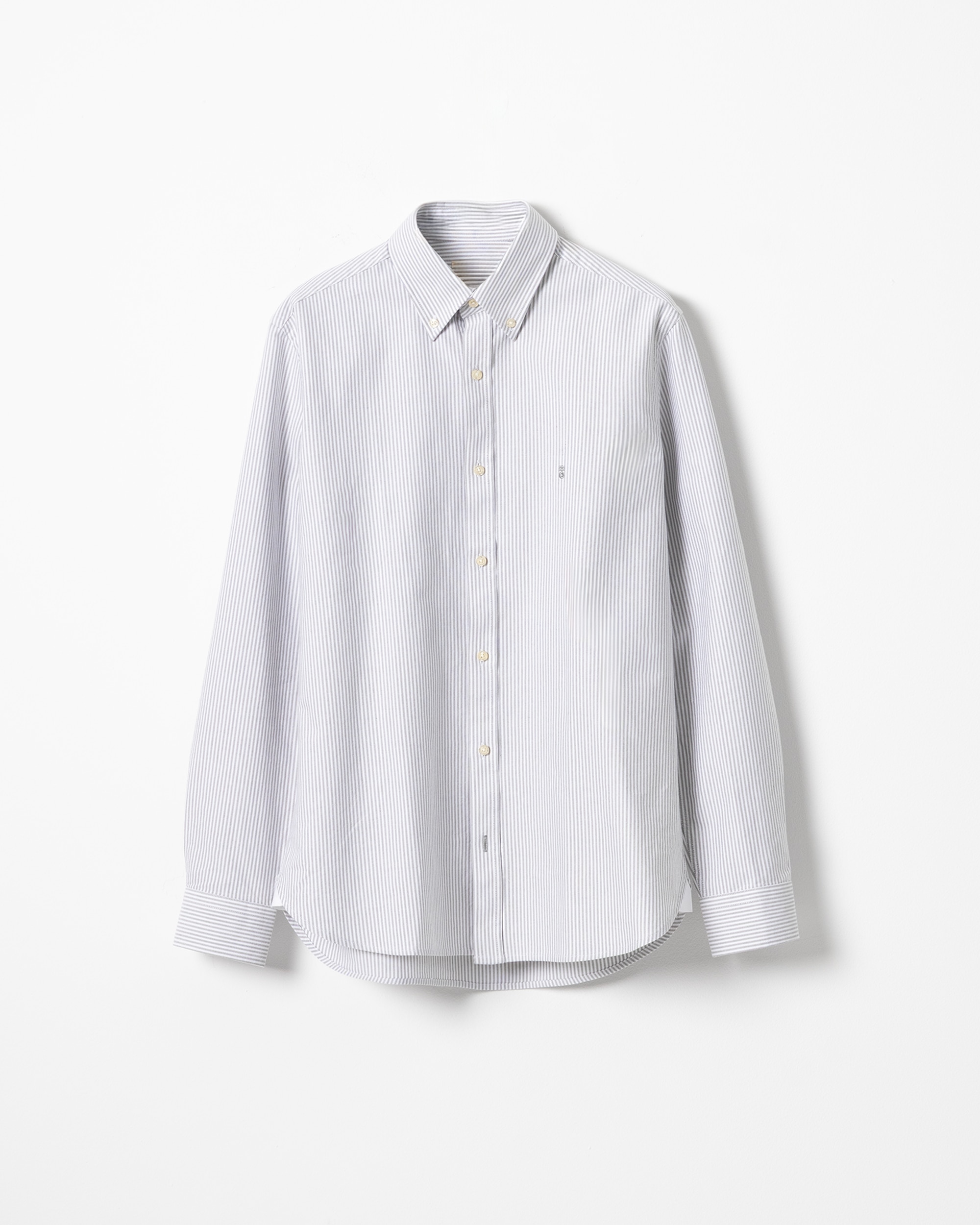 Camisa oxford algodón mil rayas de hombre slim fit - PuroEgo - Kaki Kaki-5