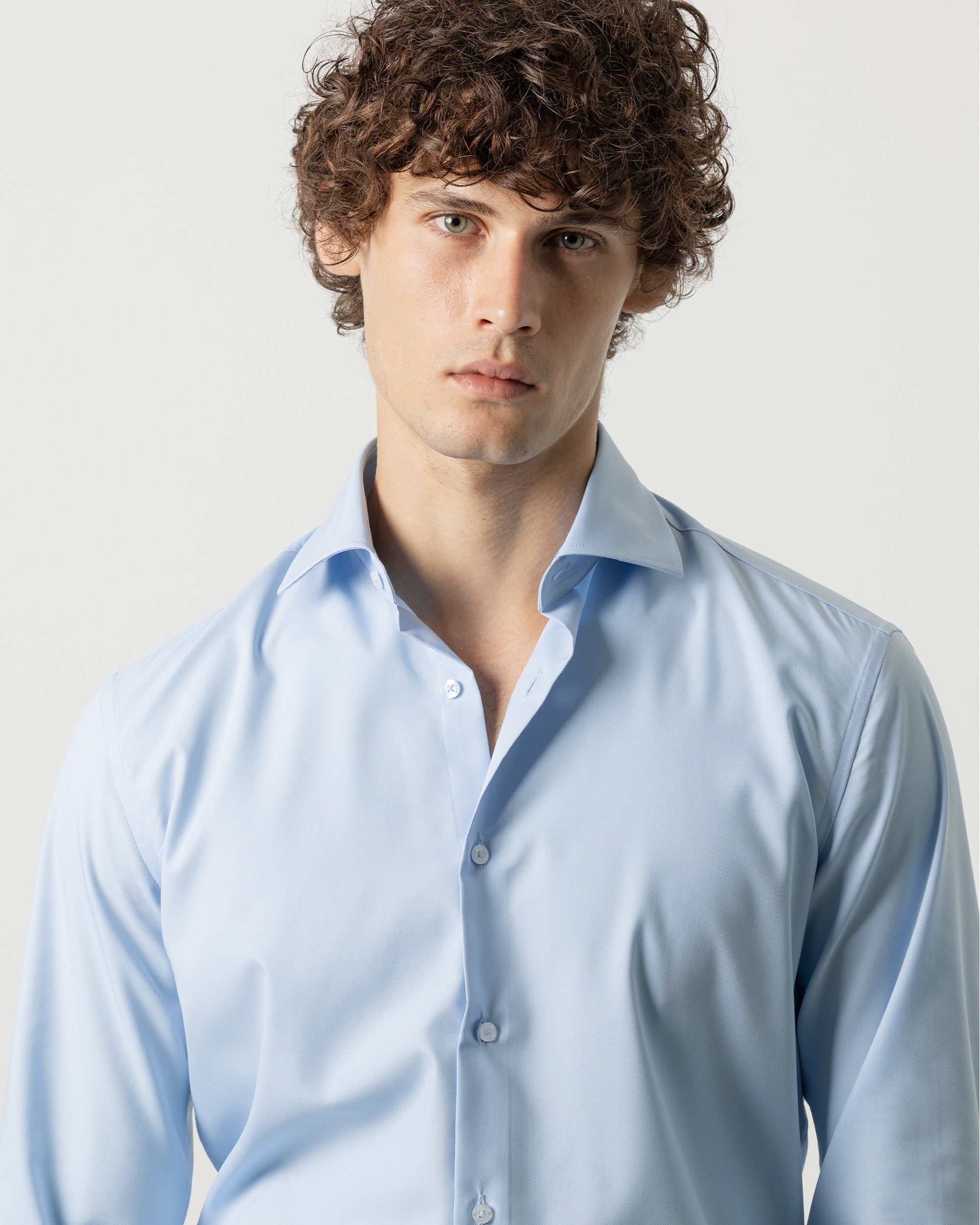 Camisa de vestir waterproof de hombre regular fit - PuroEgo - Azul celeste Azul celeste-3