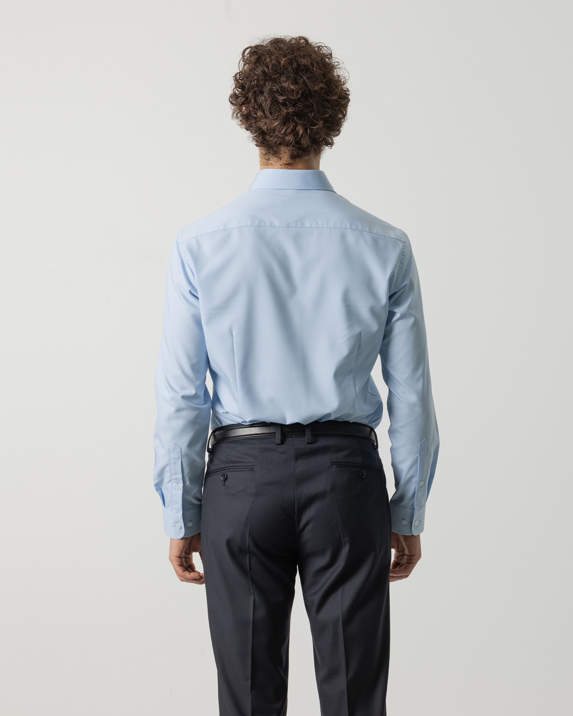 Camisa de vestir waterproof de hombre regular fit - PuroEgo - Azul celeste Azul celeste-4
