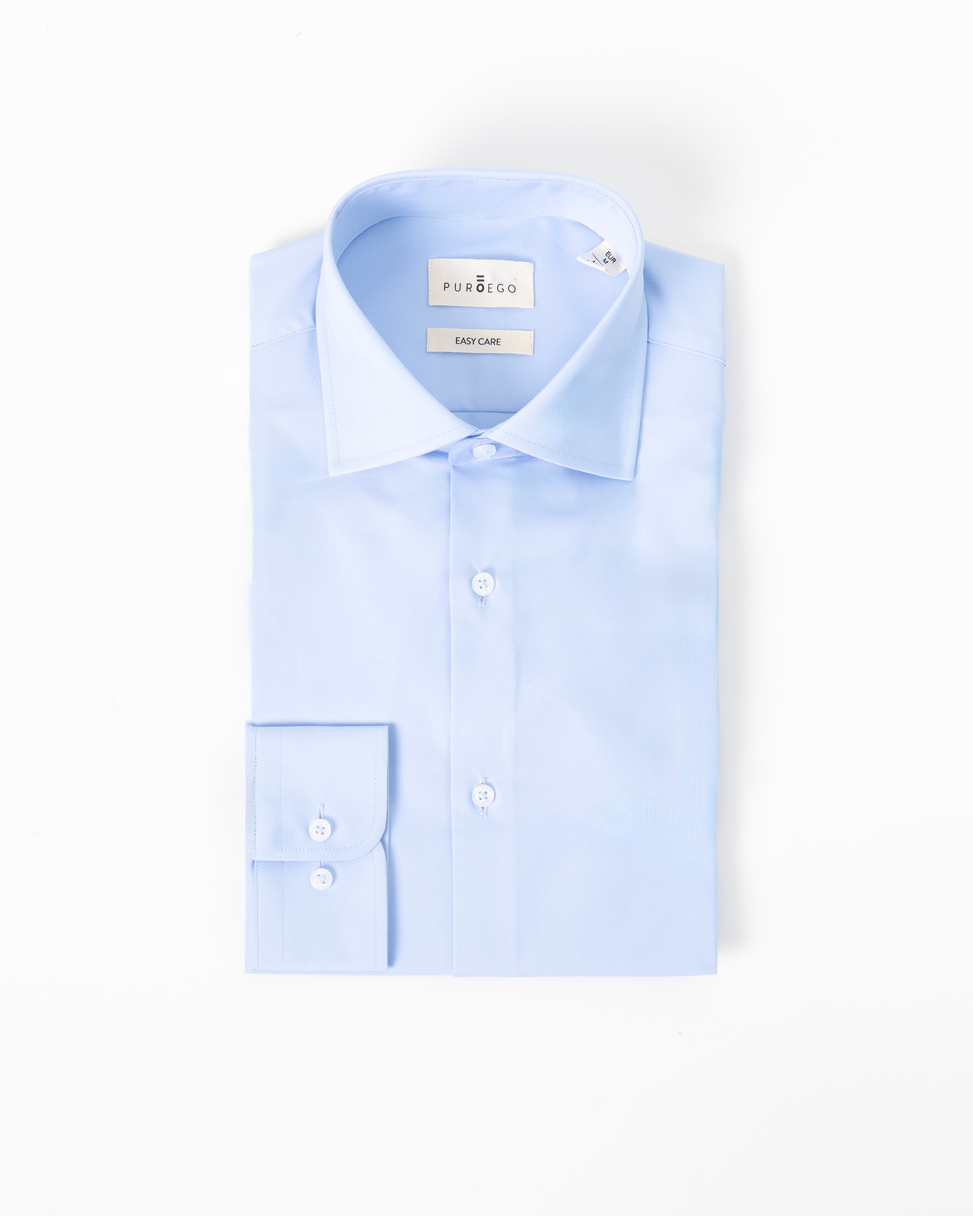 Camisa de vestir waterproof de hombre regular fit - PuroEgo - Azul celeste Azul celeste-5