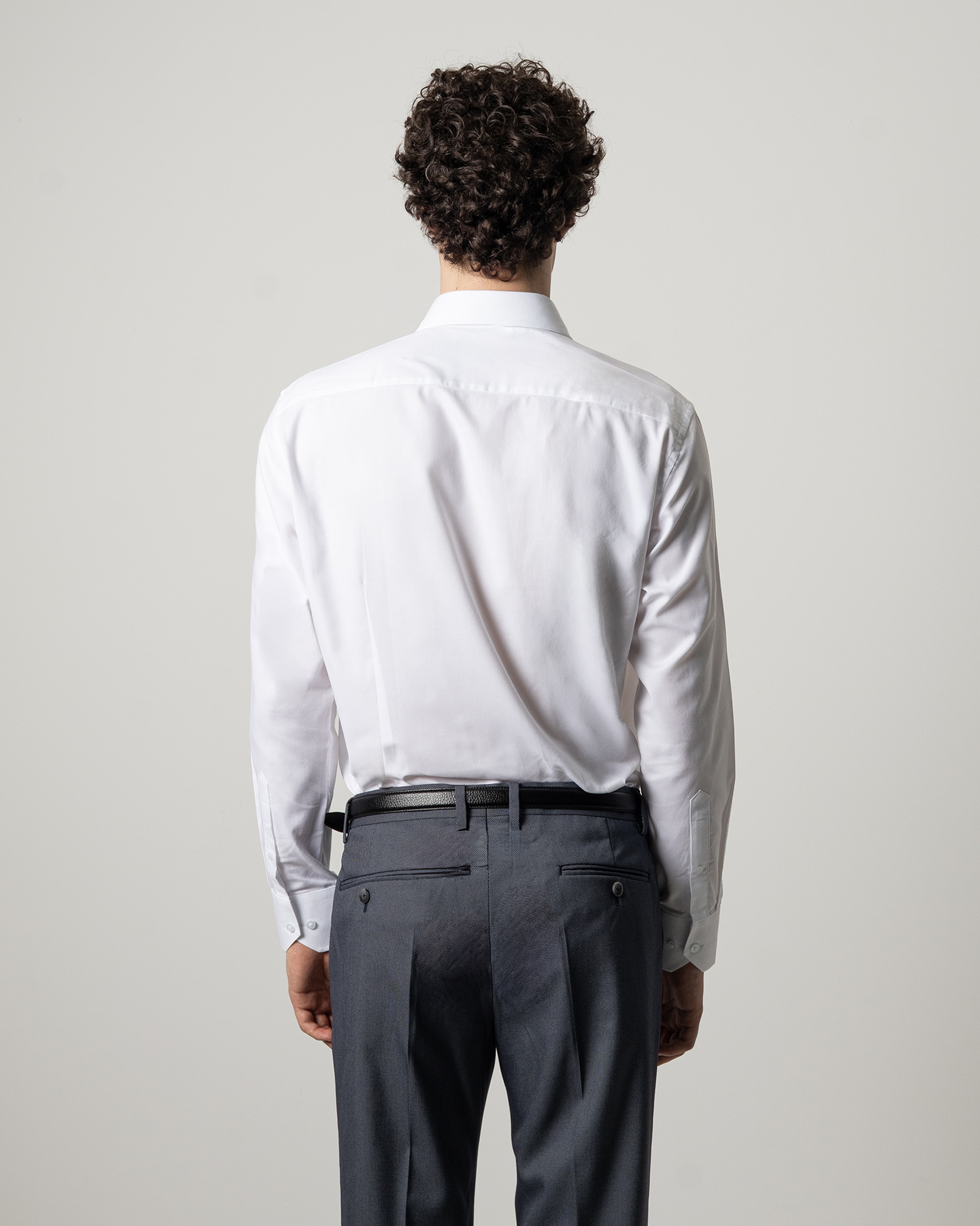 Camisa de vestir de hombre regular fit - PuroEgo - Blanco Blanco-4