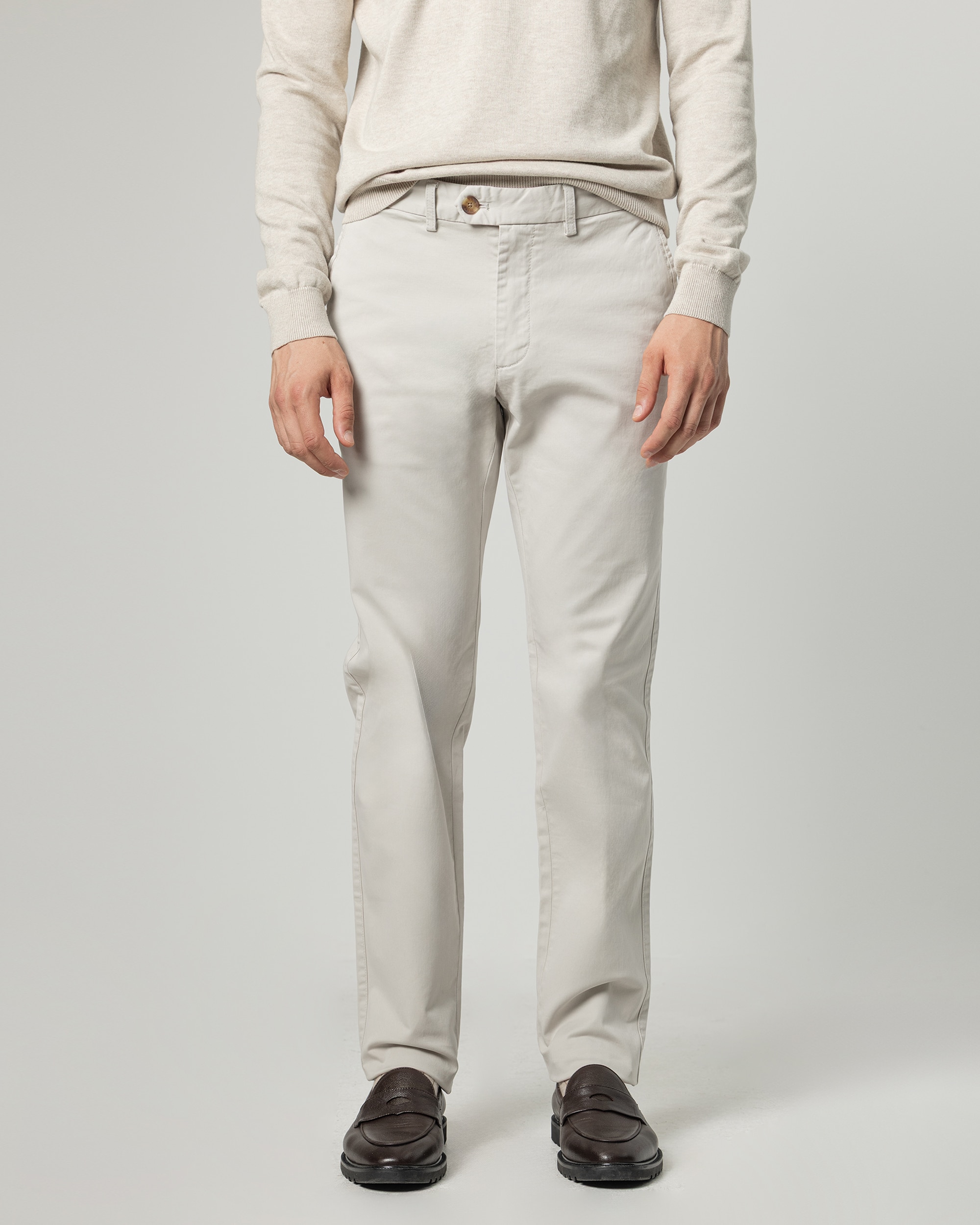Pantalón chino twill de hombre slim fit - PuroEgo - Piedra Piedra-2