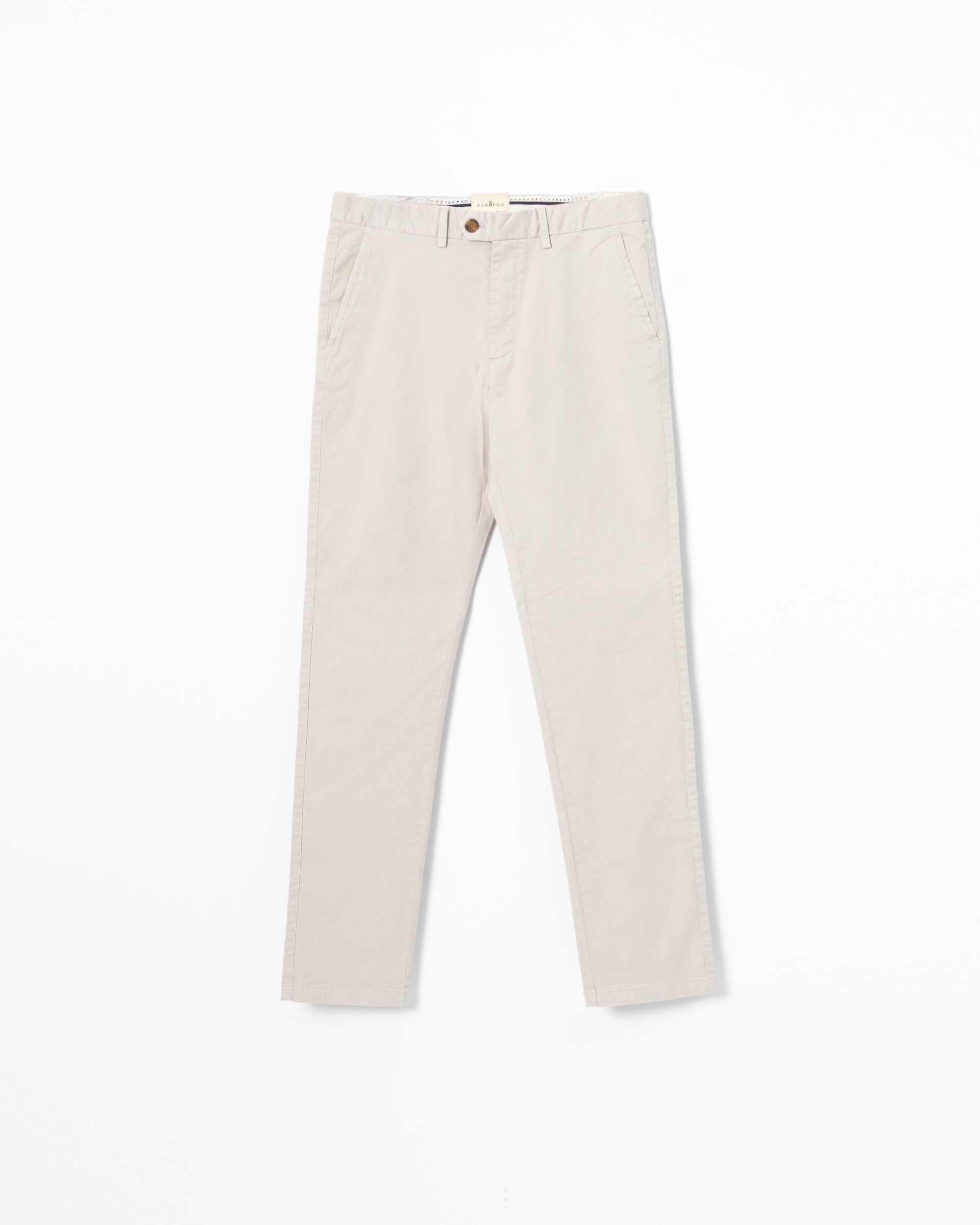 Pantalón chino twill de hombre slim fit - PuroEgo - Piedra Piedra-5