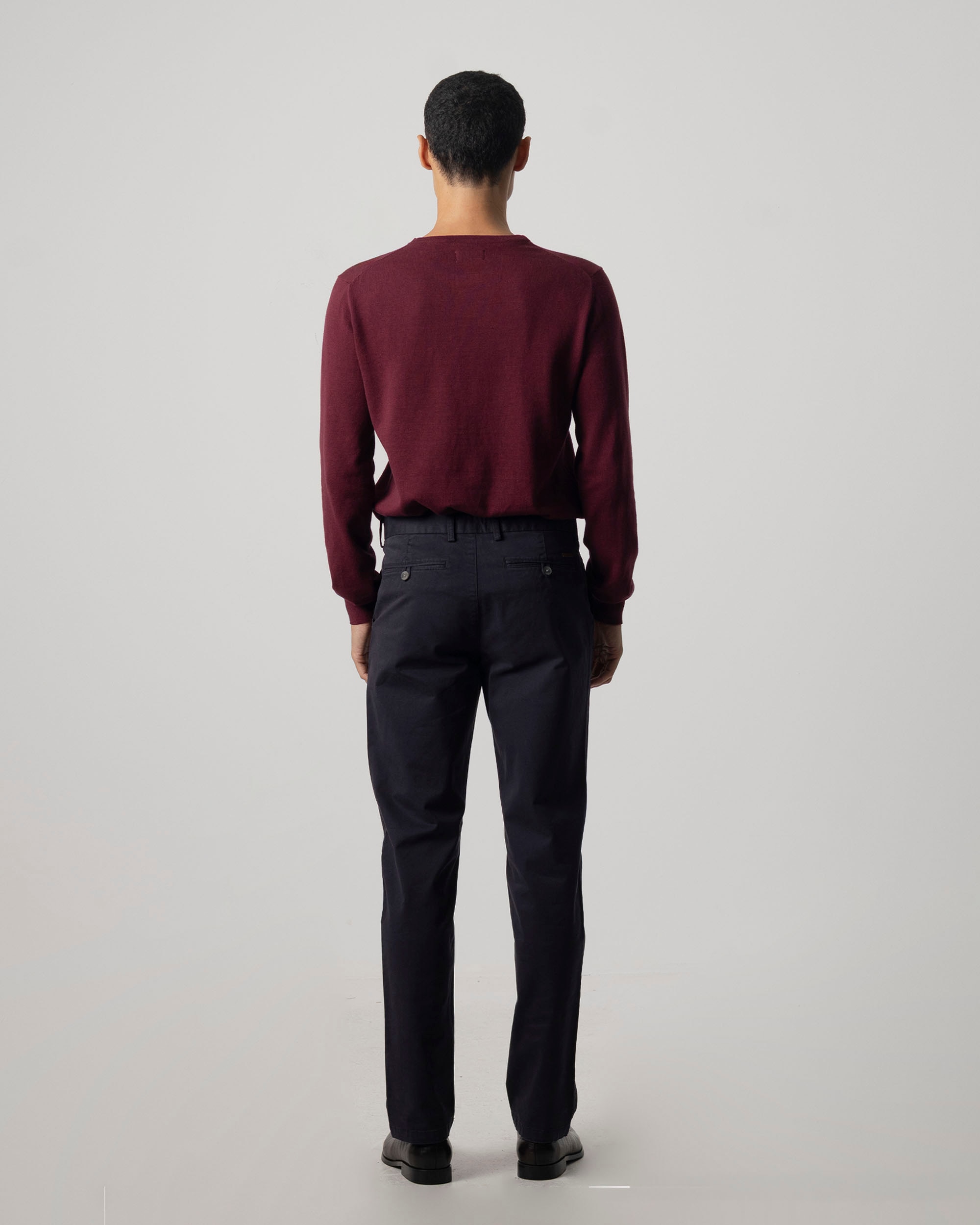 Imagen 4 de Pantalón chino twill de hombre slim fit - PuroEgo - Azul Azul