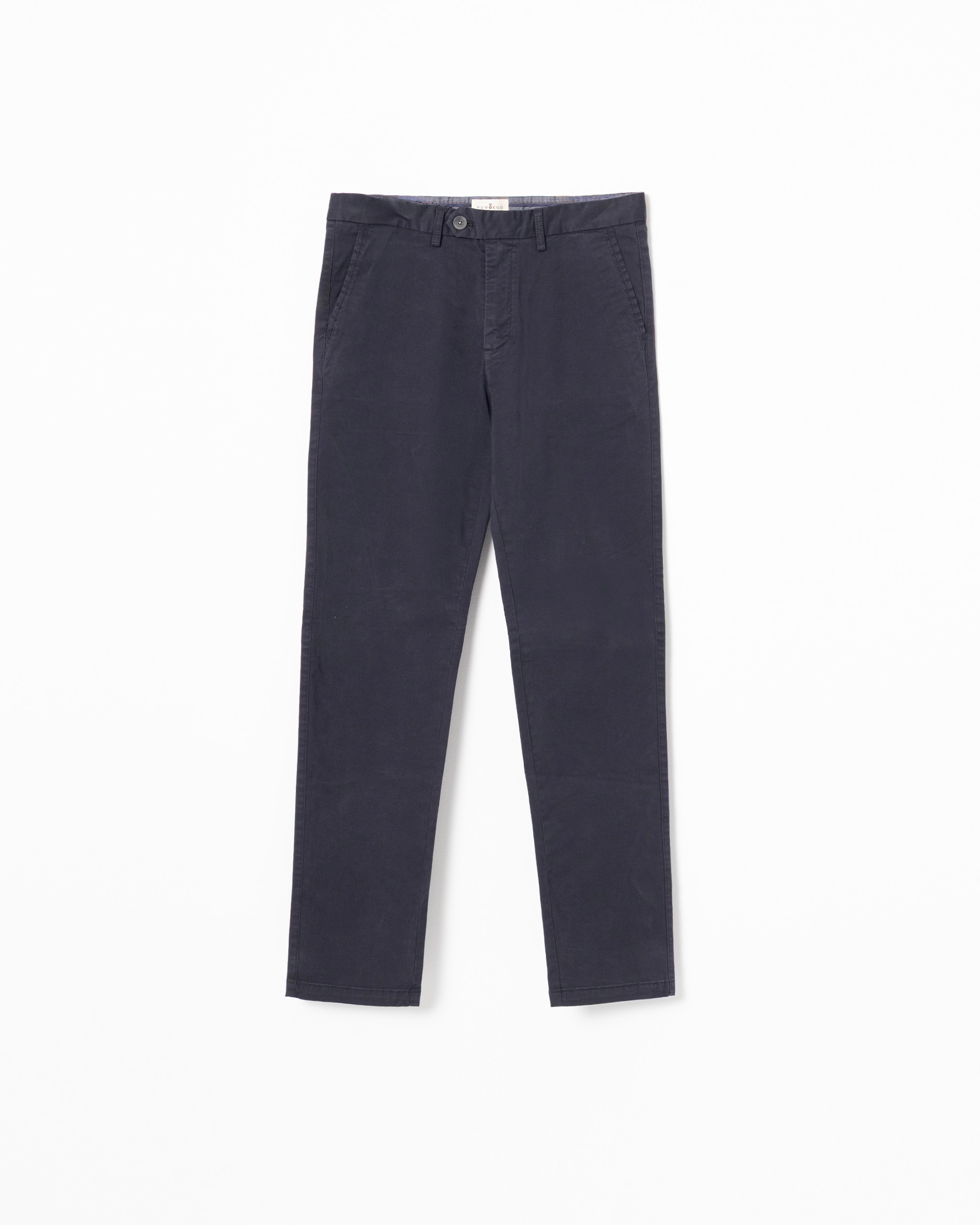 Imagen 5 de Pantalón chino twill de hombre slim fit - PuroEgo - Azul Azul