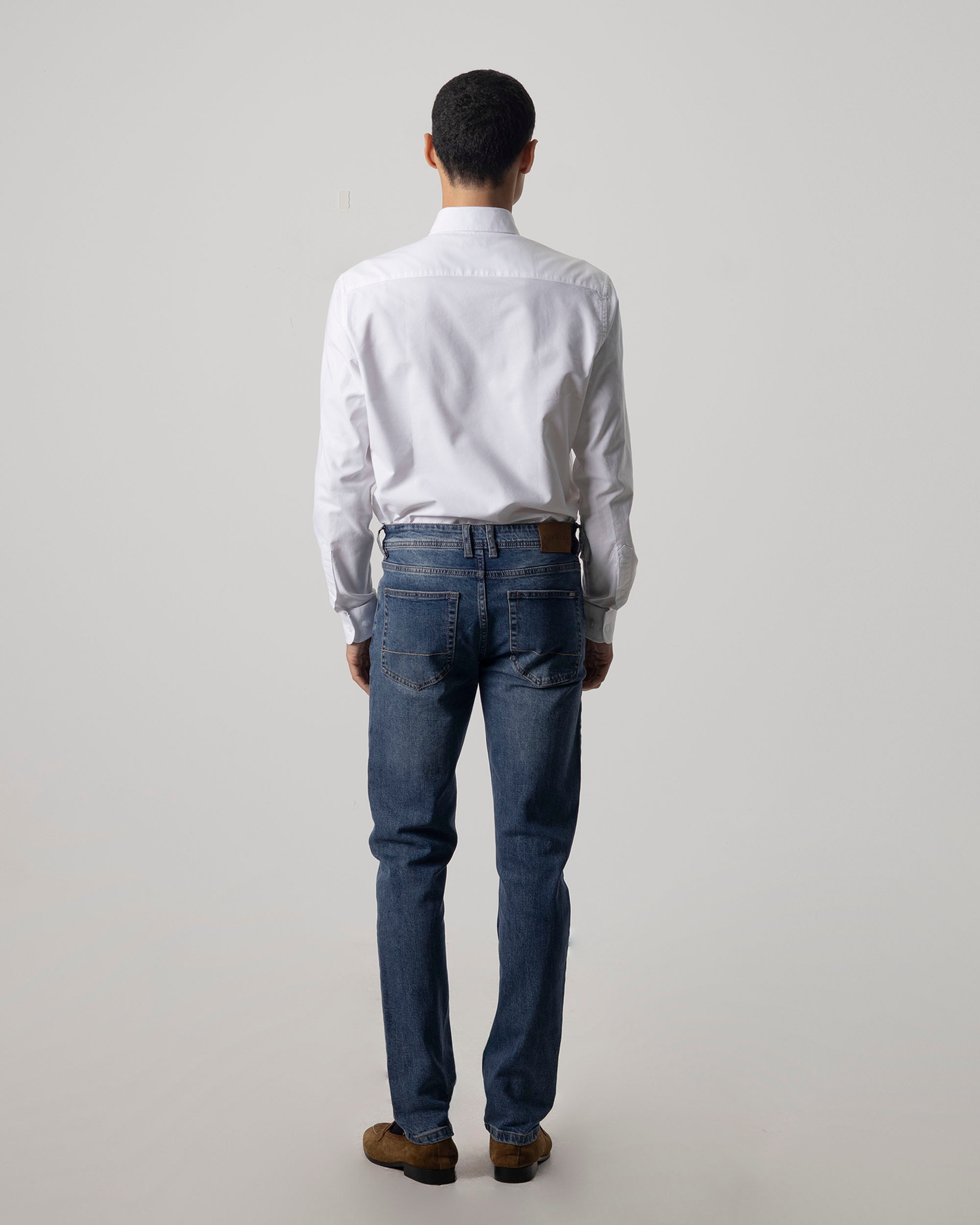 Imagen 4 de Pantalón vaquero algodón de hombre slim fit - PuroEgo - Azul denim Azul denim