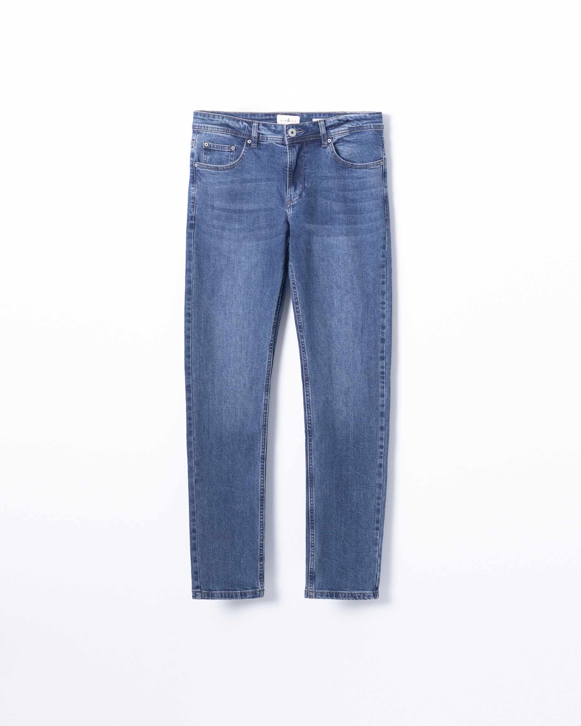 Imagen 5 de Pantalón vaquero algodón de hombre slim fit - PuroEgo - Azul denim Azul denim