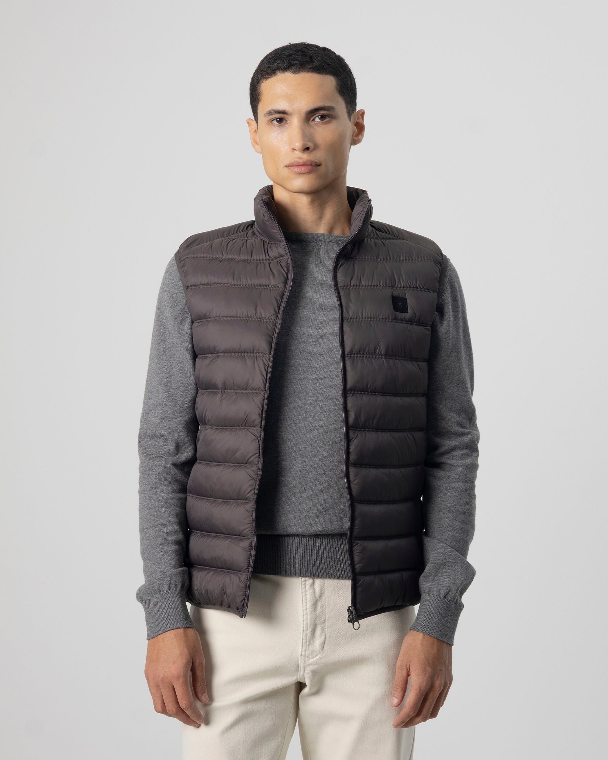 Imagen 1 de Chaleco ultralight acolchado de hombre - PuroEgo - Gris oscuro Gris oscuro