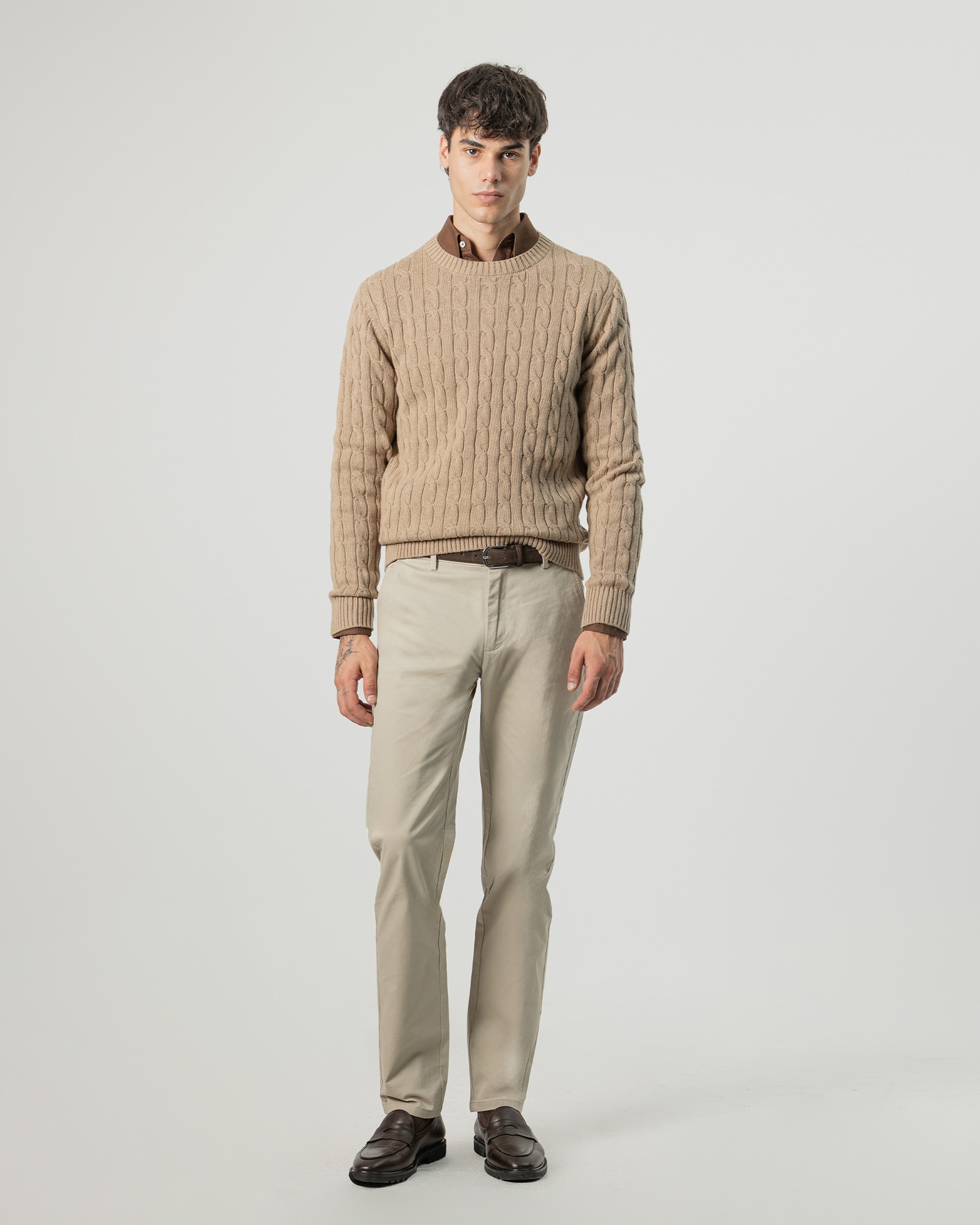 Pantalón chino de hombre flex fit - PuroEgo - Arena Arena-1