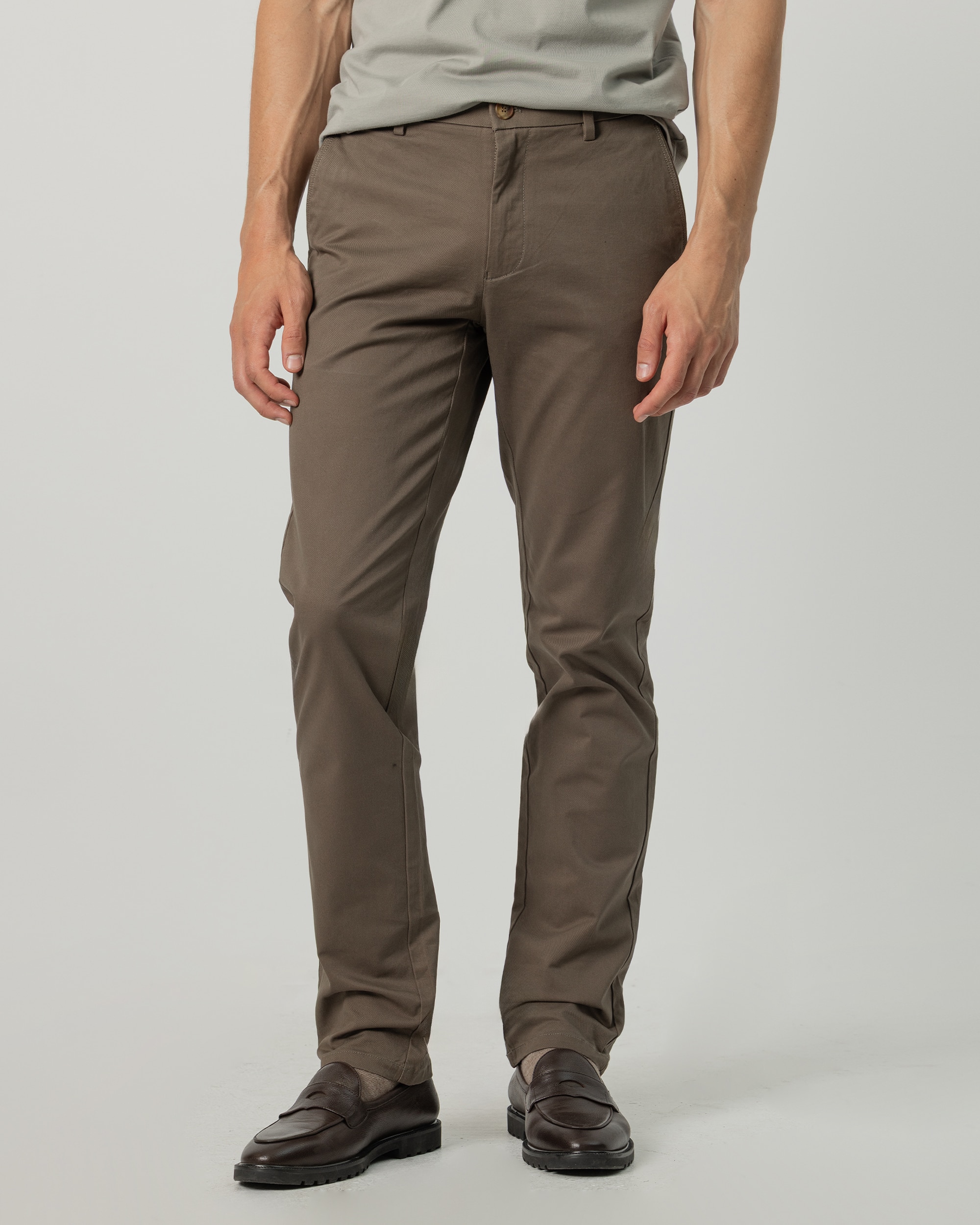 Pantalón chino de hombre flex fit - PuroEgo - Verde oscuro Verde oscuro-2