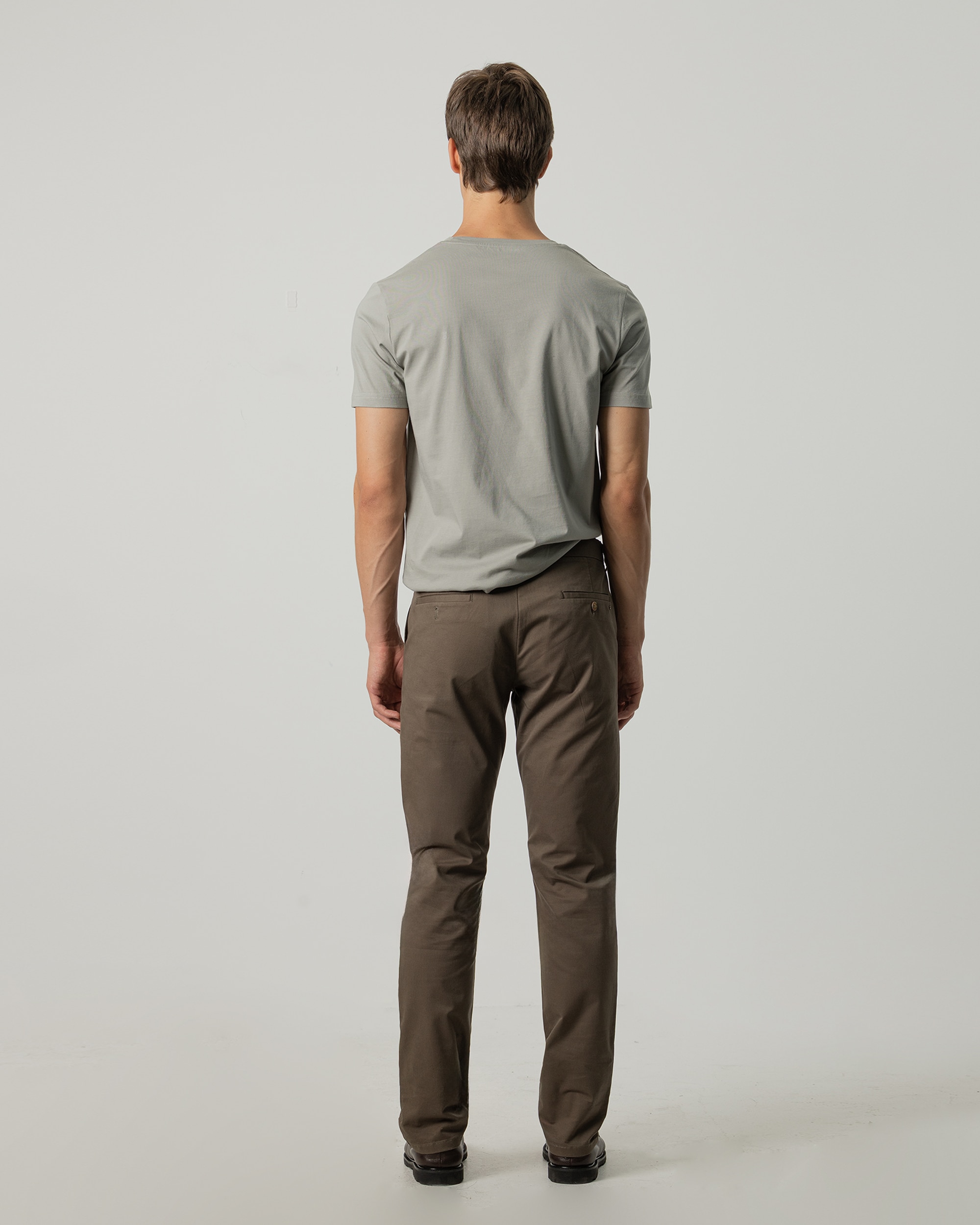 Pantalón chino de hombre flex fit - PuroEgo - Verde oscuro Verde oscuro-4