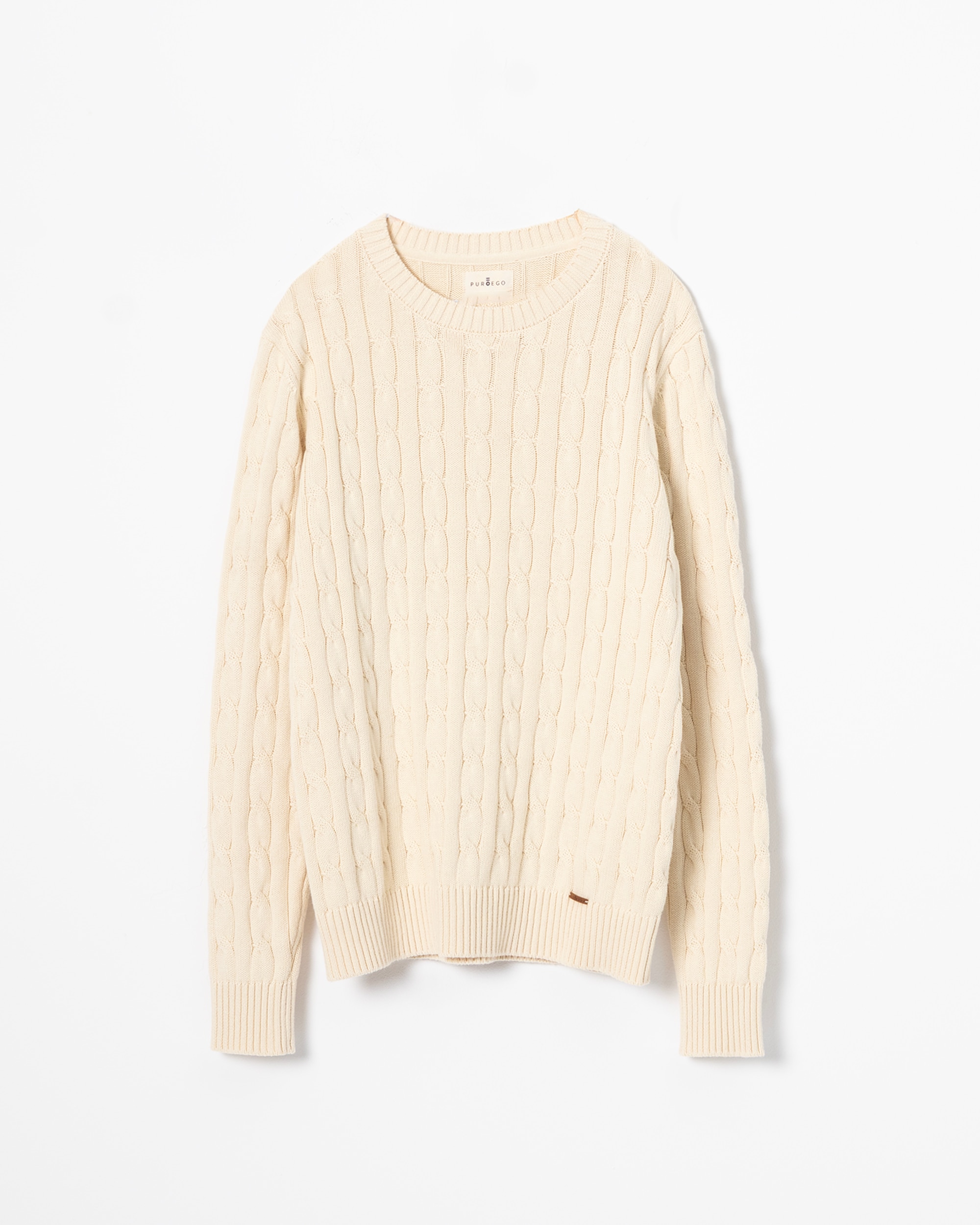 Jersey de punto ochos de hombre - PuroEgo - Crudo Crudo-5